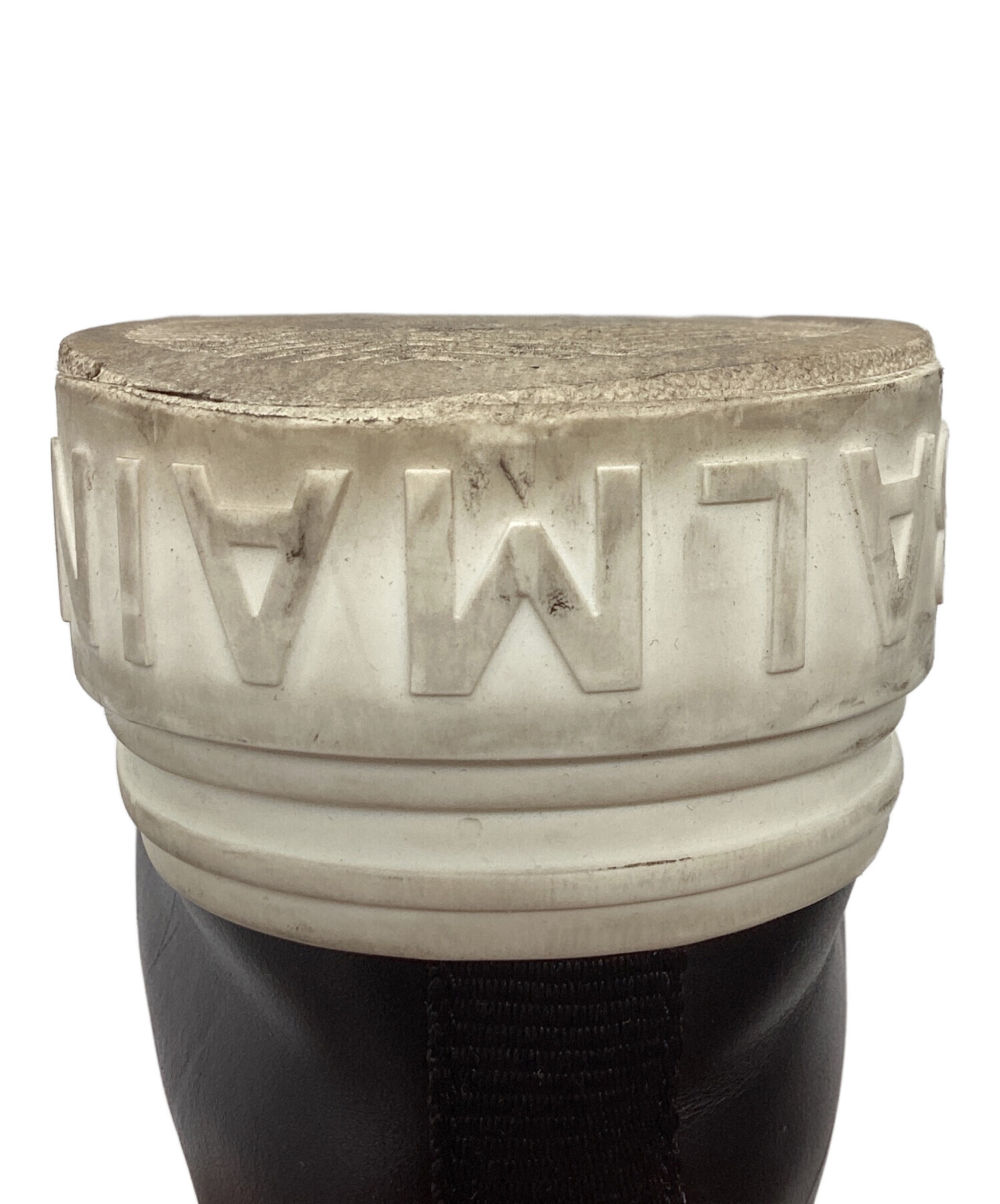 中古・古着通販】BALMAIN (バルマン) レザースニーカー ブラック