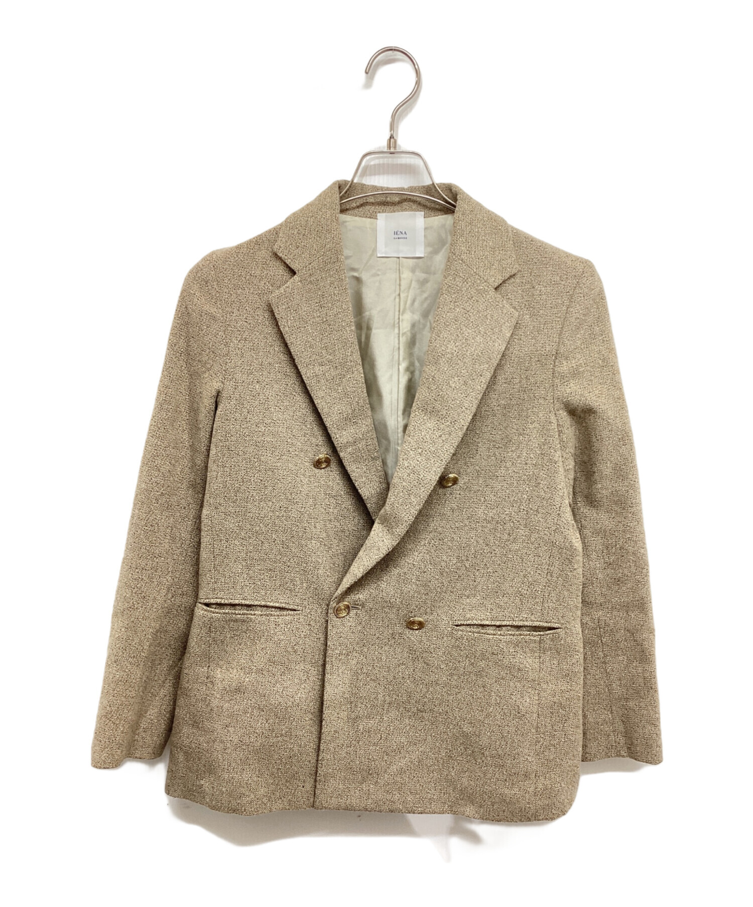 新品IENA LA BOUCLE 杢ツイード テーラードジャケット 中古・古着通販】IENA LA BOUCLE (イエナ ラ ブークル) 杢ツイード