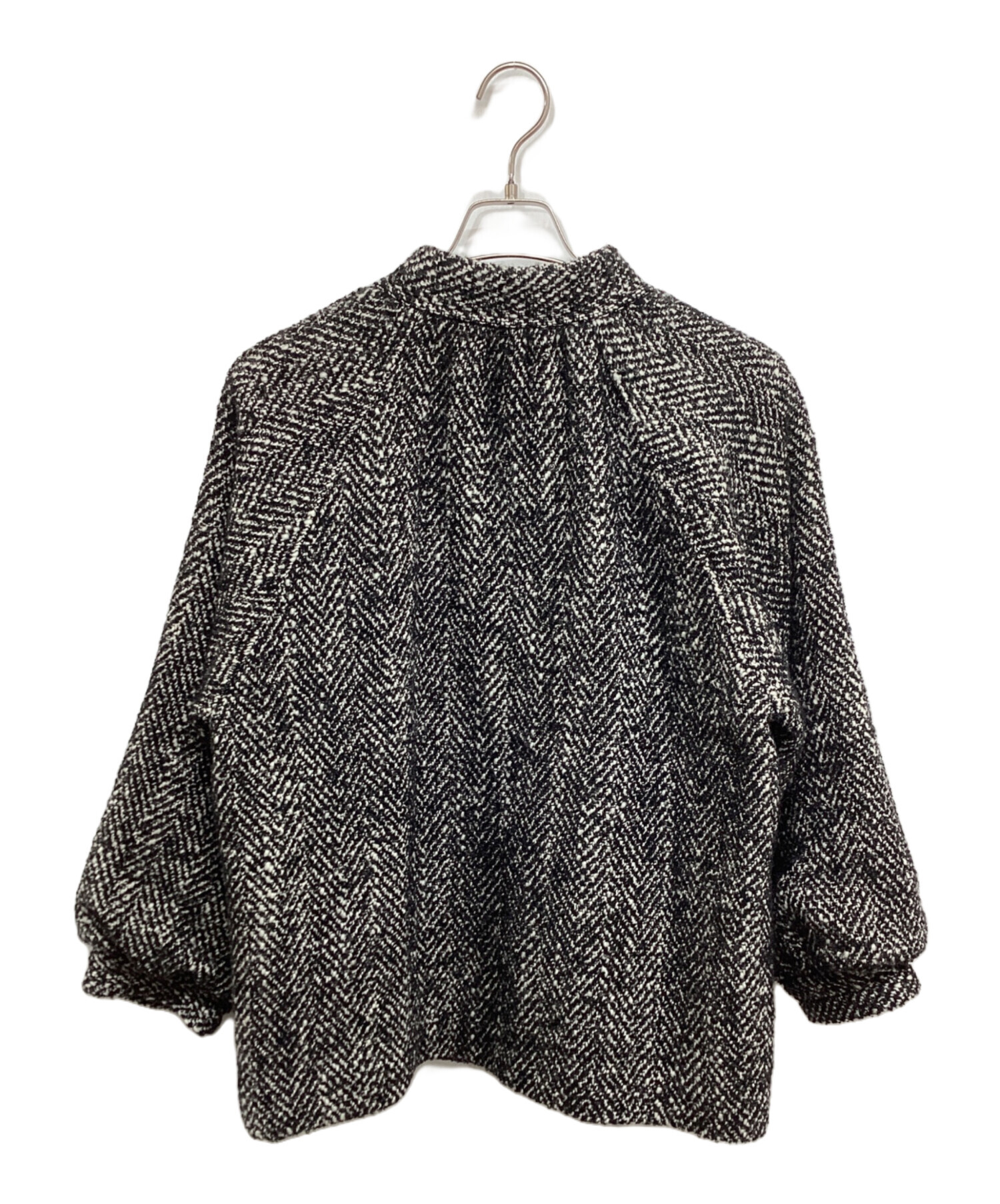 中古・古着通販】IENA (イエナ) ヘリンボンツイード ハーフコート