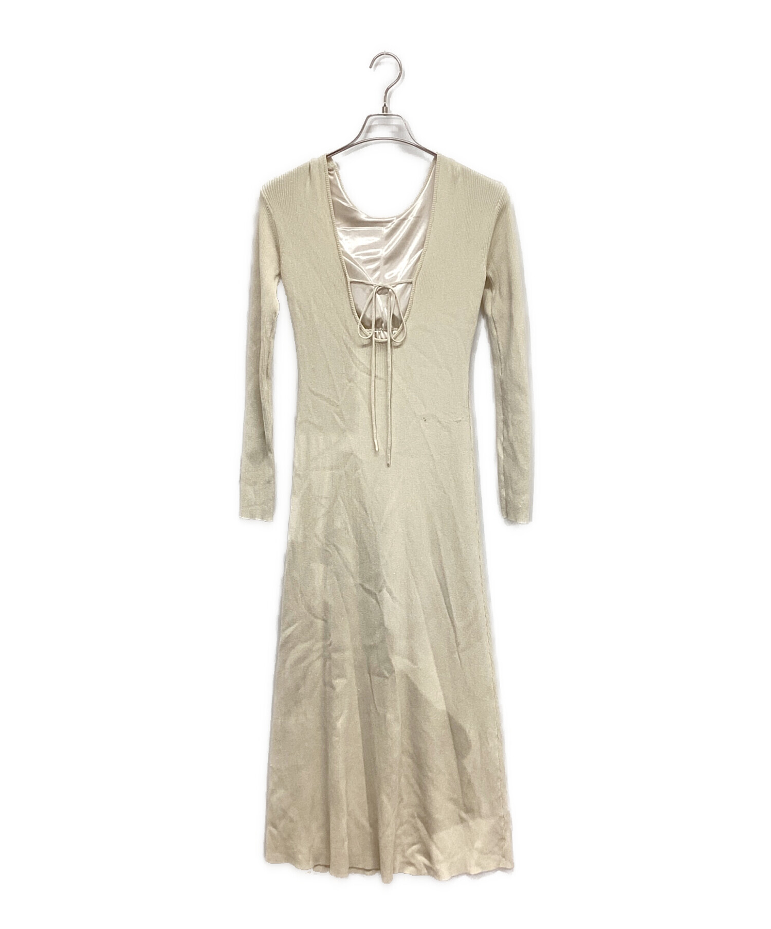 anuans グリッターリブニットワンピース 【公式通販】