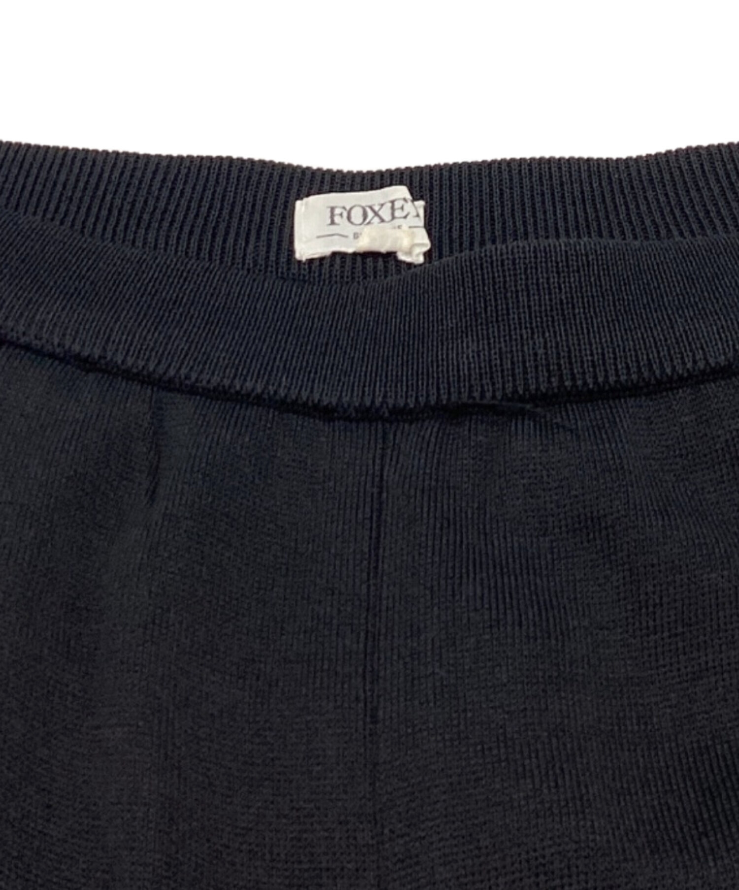 中古・古着通販】FOXEY (フォクシー) ニットワイドパンツ ブラック