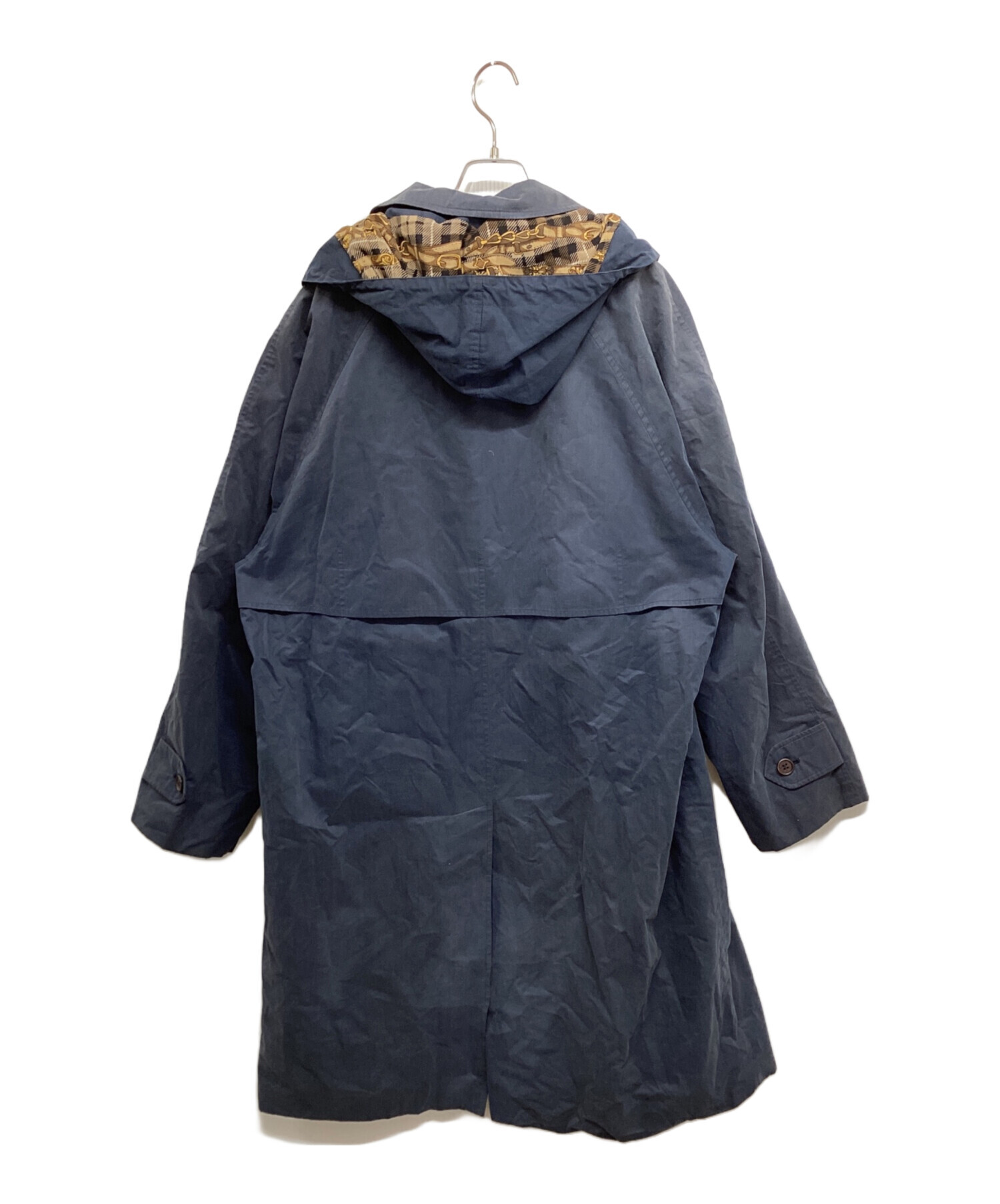 中古・古着通販】HERNO (ヘルノ) ライナー付コート ネイビー サイズ:50 