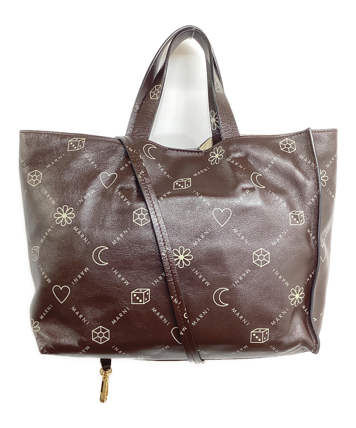 中古・古着通販】MARNI (マルニ) ロゴプリント2WAYバッグ SHMP0069U1 