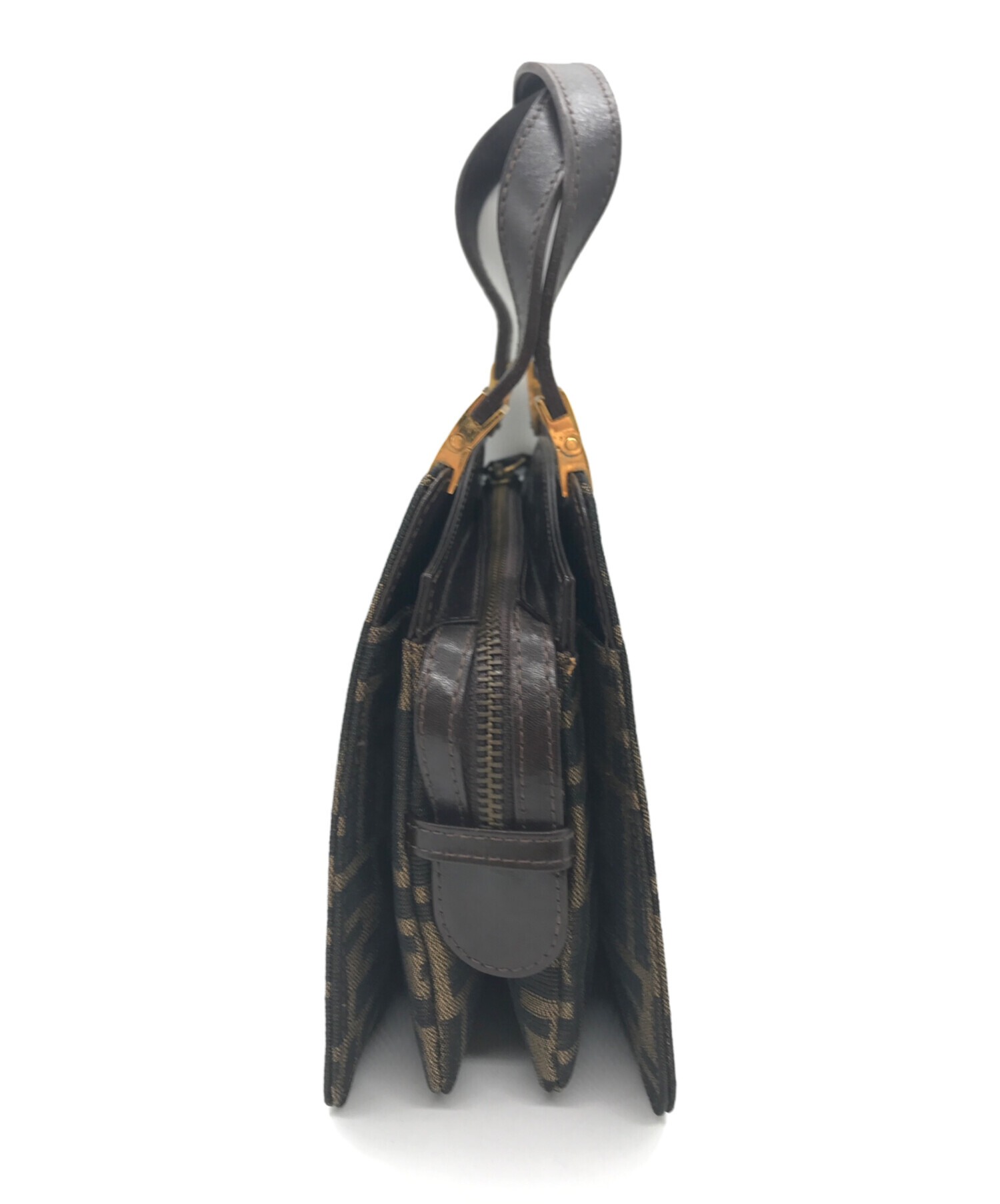 中古・古着通販】FENDI (フェンディ) ズッカ柄ミニハンドバッグ 