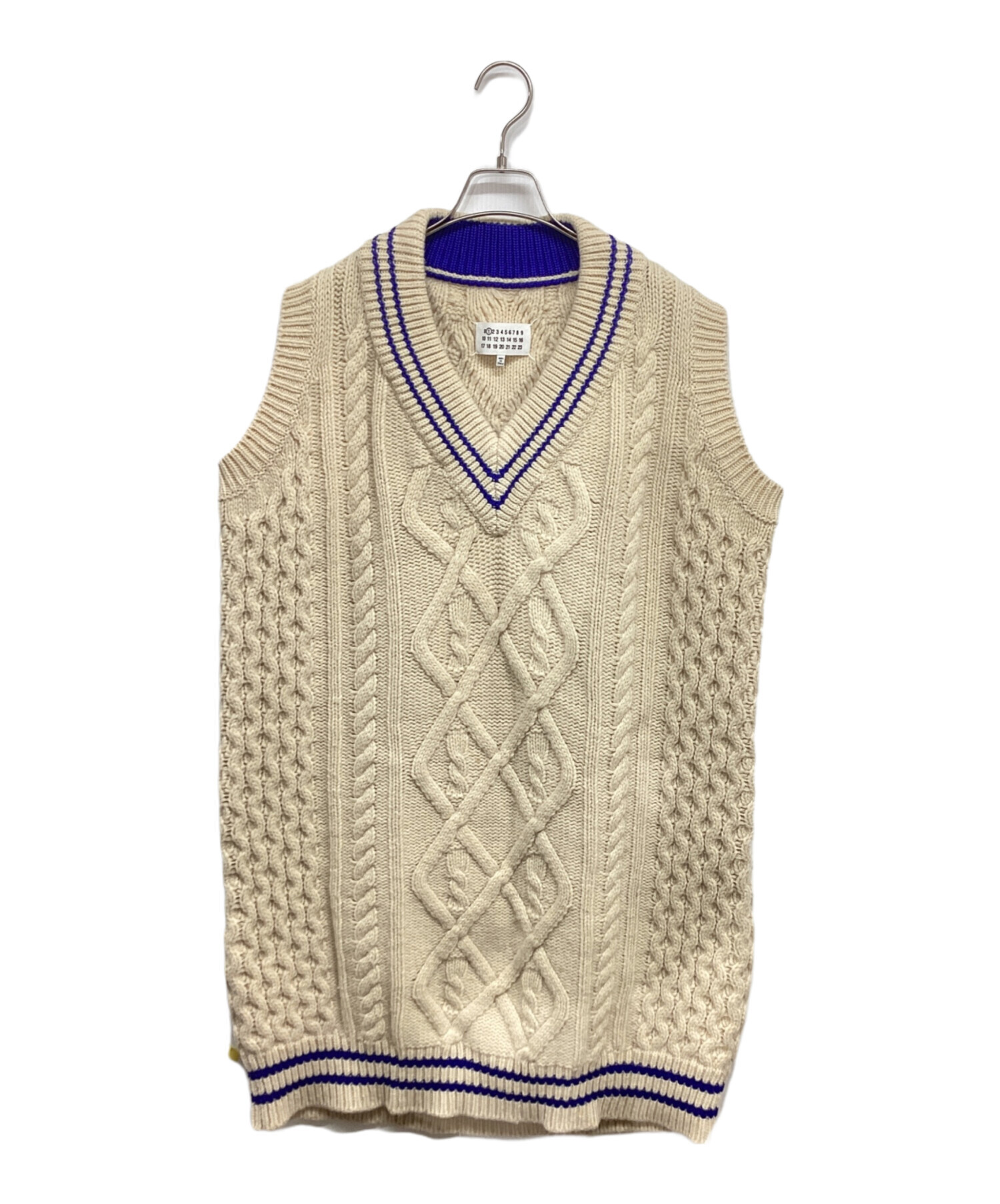 メゾンマルジェラ　ニットベスト メゾンマルジェラ ニットベスト 22SS メンズ SIZE XS Maison