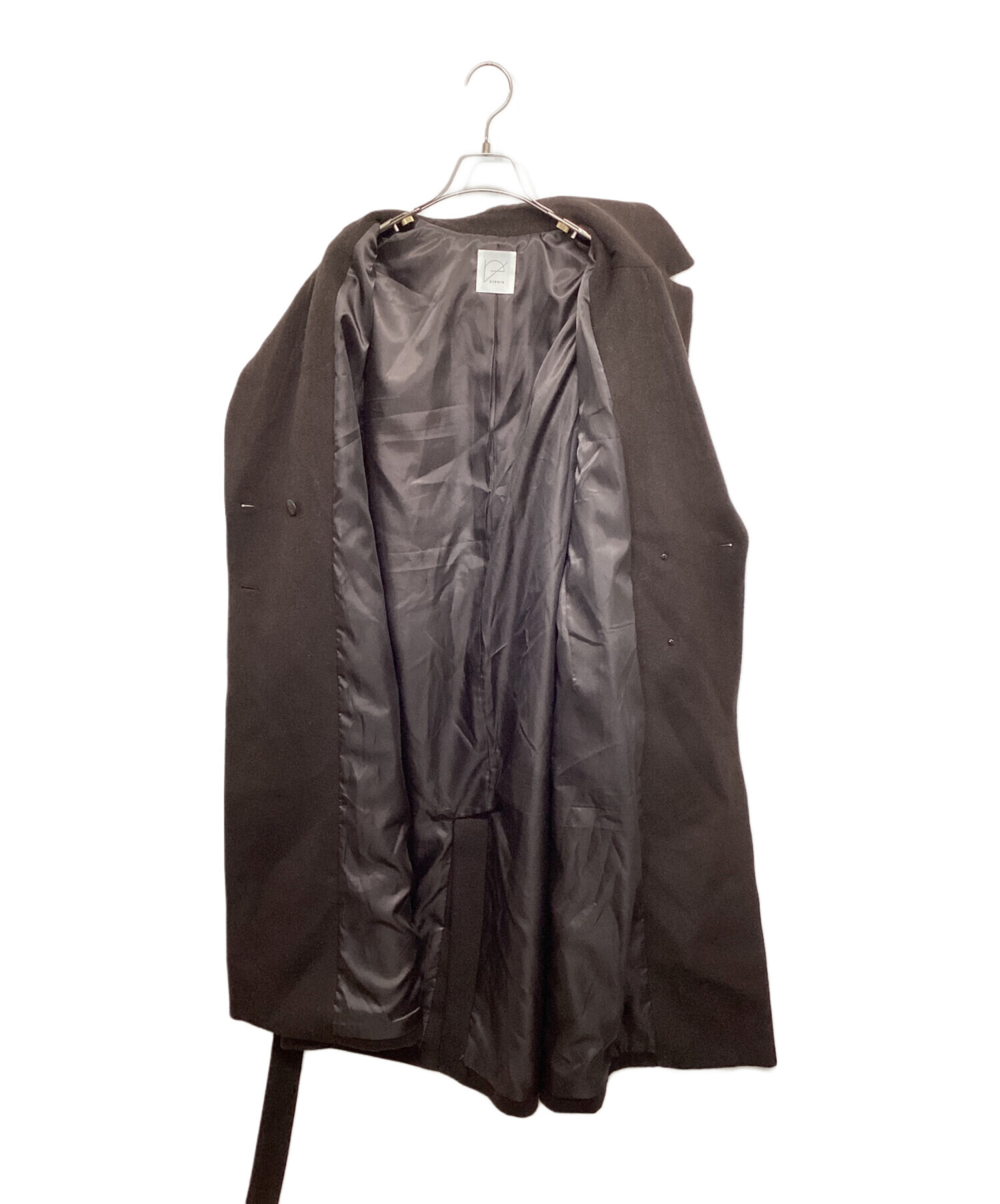 【未使用品/size1】crewre ダークブラウン ロングコート 中古・古着通販】crewre (クルー) チェスターコート cr24aw01042