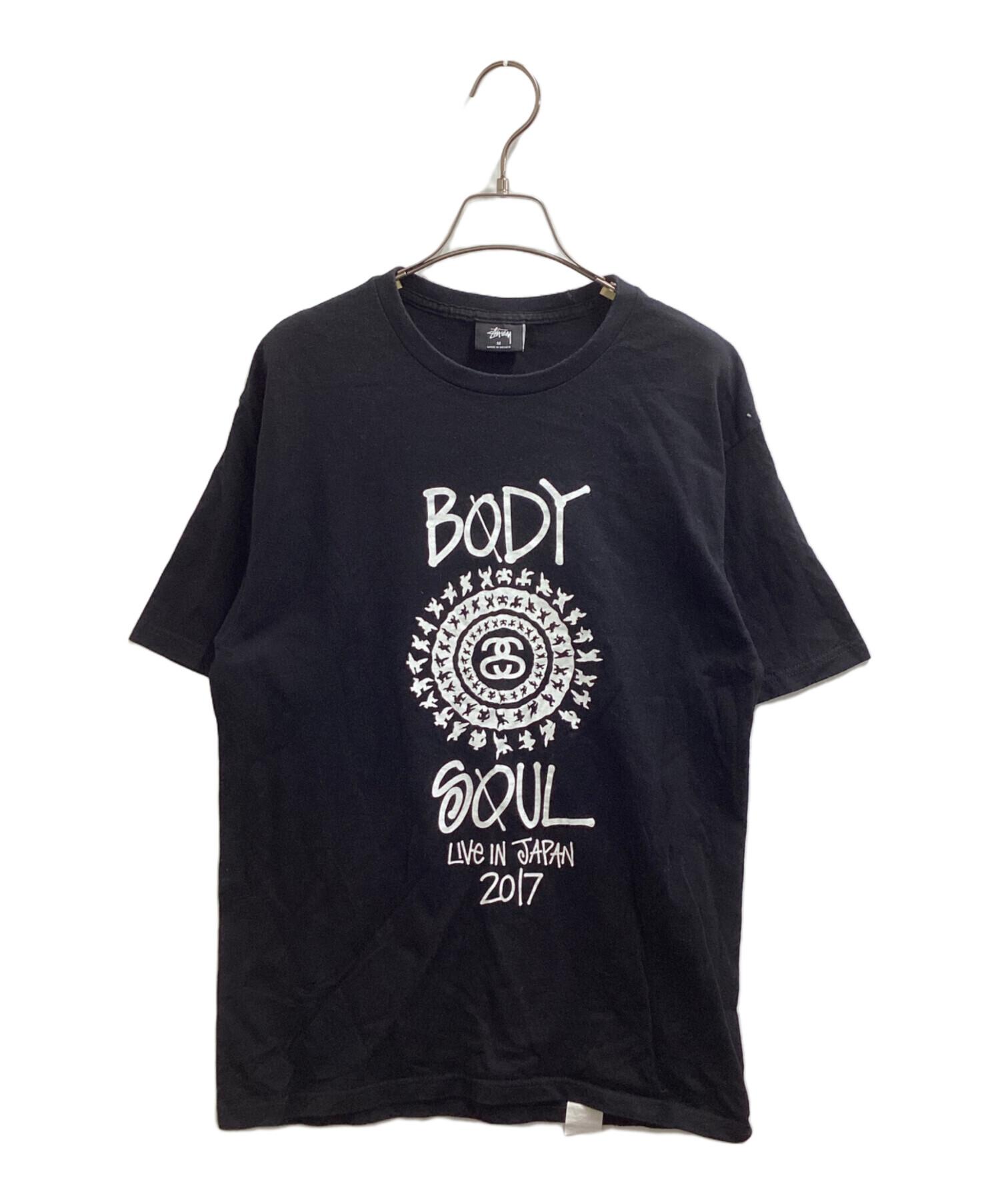 中古・古着通販】stussy (ステューシー) BODY&SOUL プリントTシャツ 