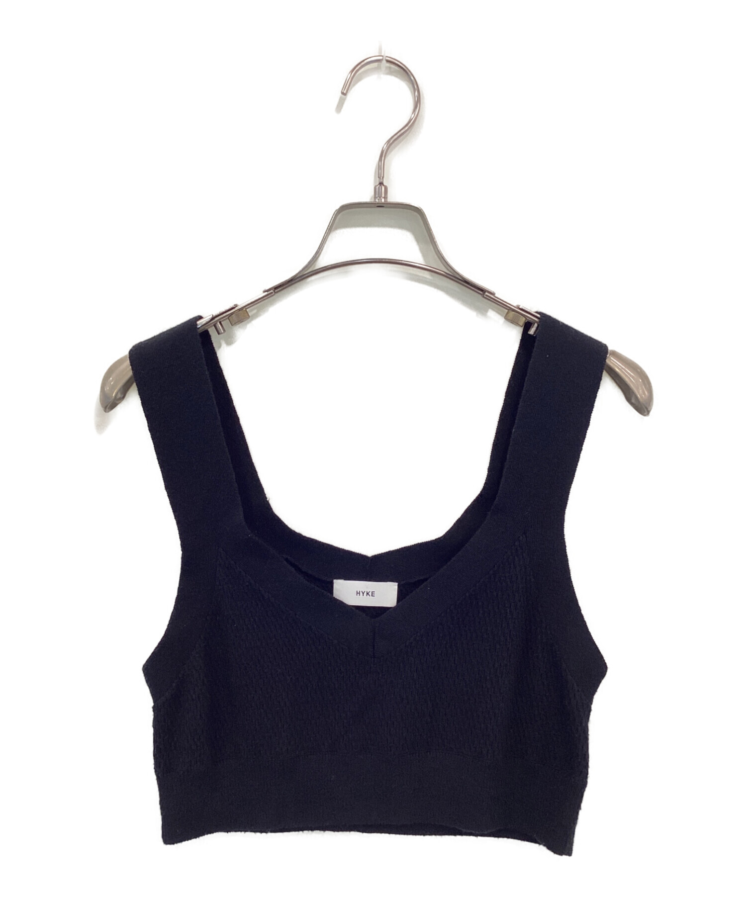 中古・古着通販】HYKE (ハイク) C/C KNIT THERMAL BUSTIER TOP