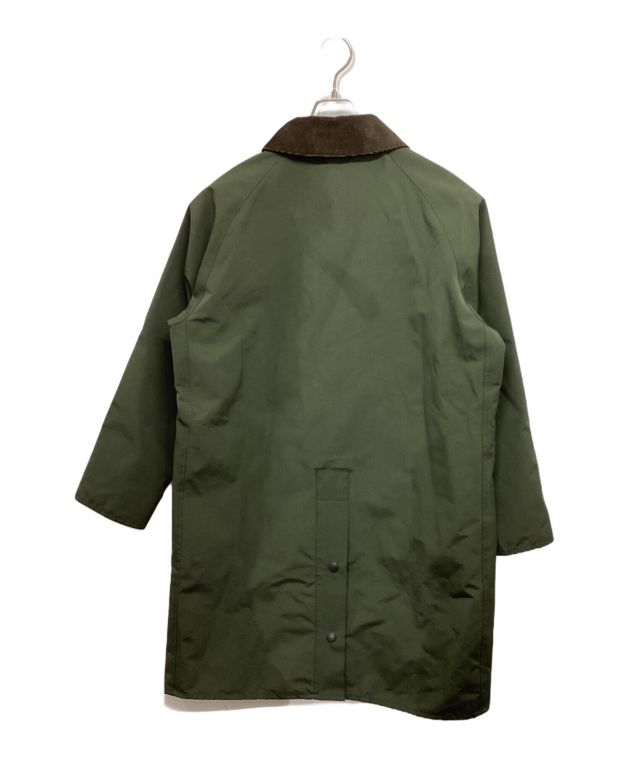 今週最終出品 ロエフBarbour カーキホースライディングロングコート 36