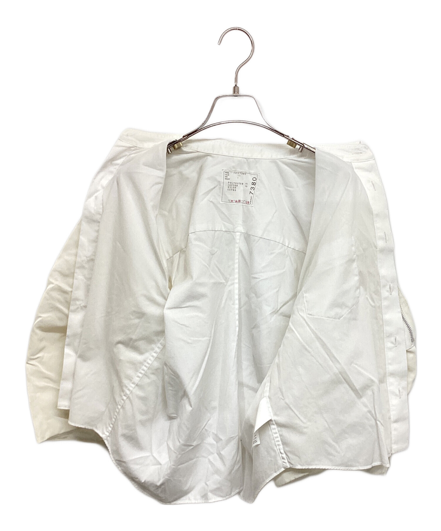 中古・古着通販】sacai (サカイ) Cotton Poplin x Nylon Twill Shirt
