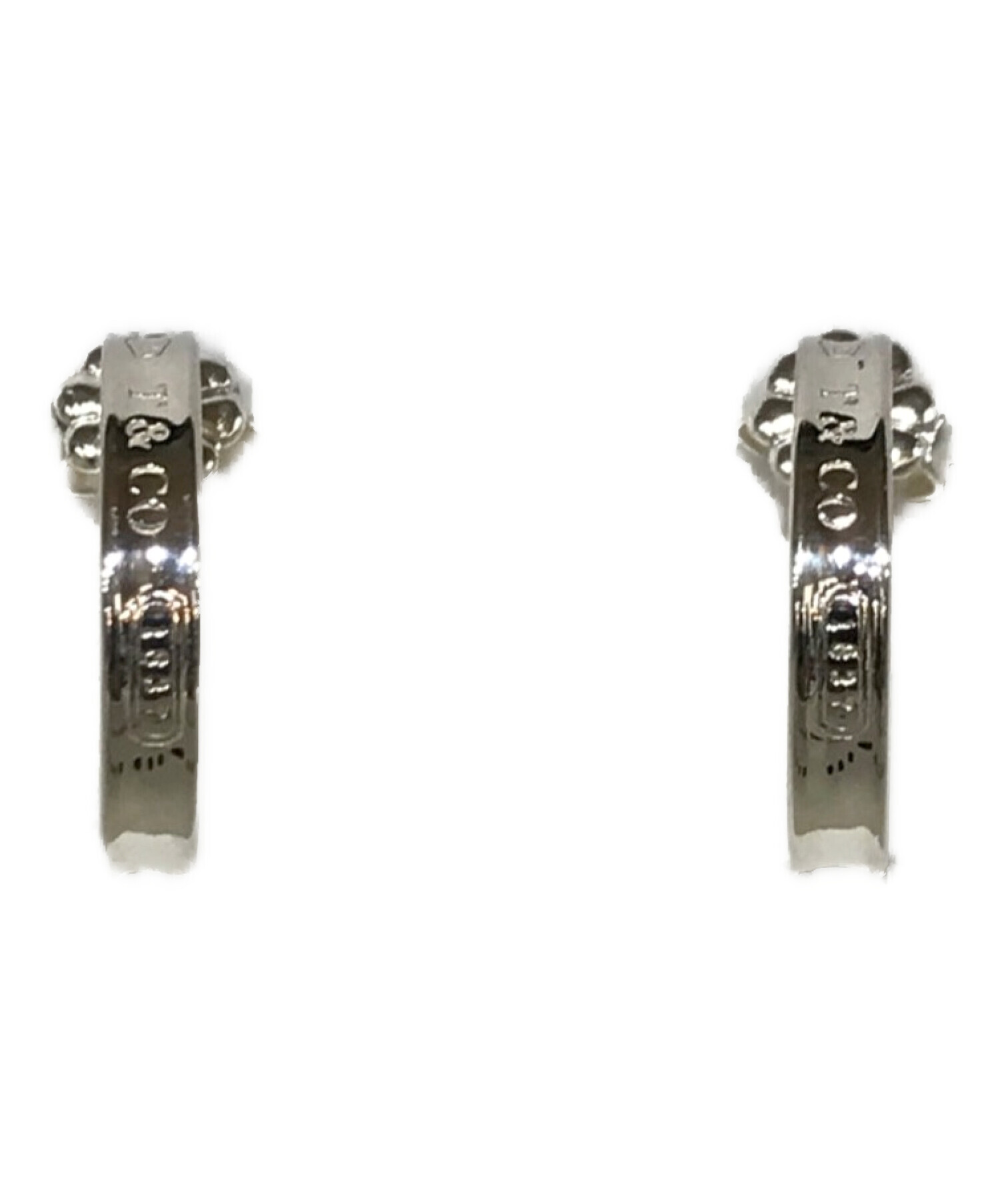 ティファニー☆ナローフープピアススモール Tiffany & Co