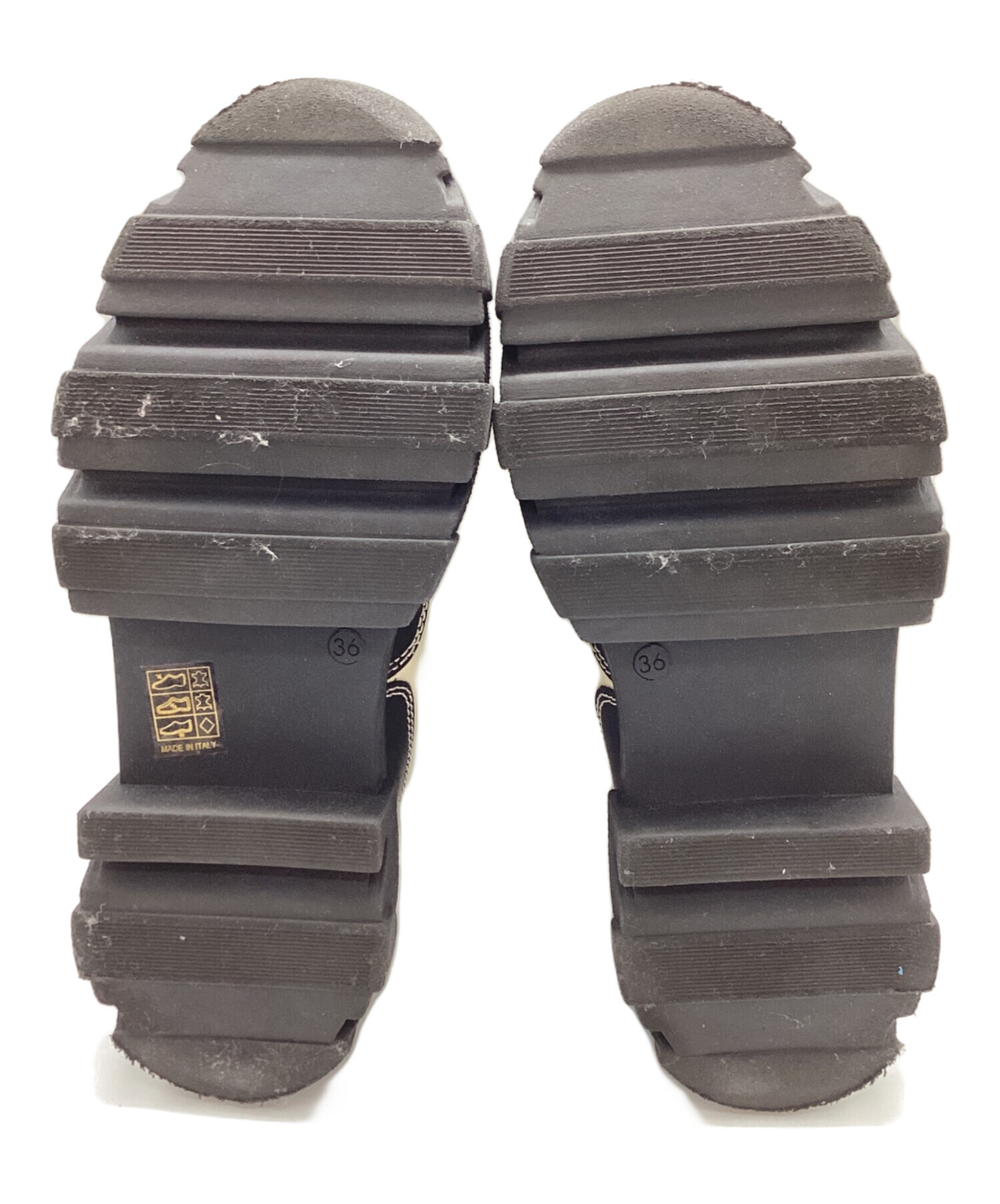 中古・古着通販】GANNI (ガニー) フロントジップアンクルブーツ