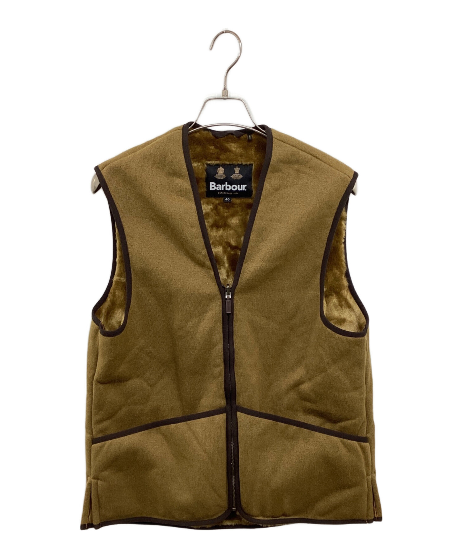 Barbour ブラウン ファーベスト size 40 Barbour ファーベスト(ブラウン)40 Barbour/バブアー] ウォームパイル