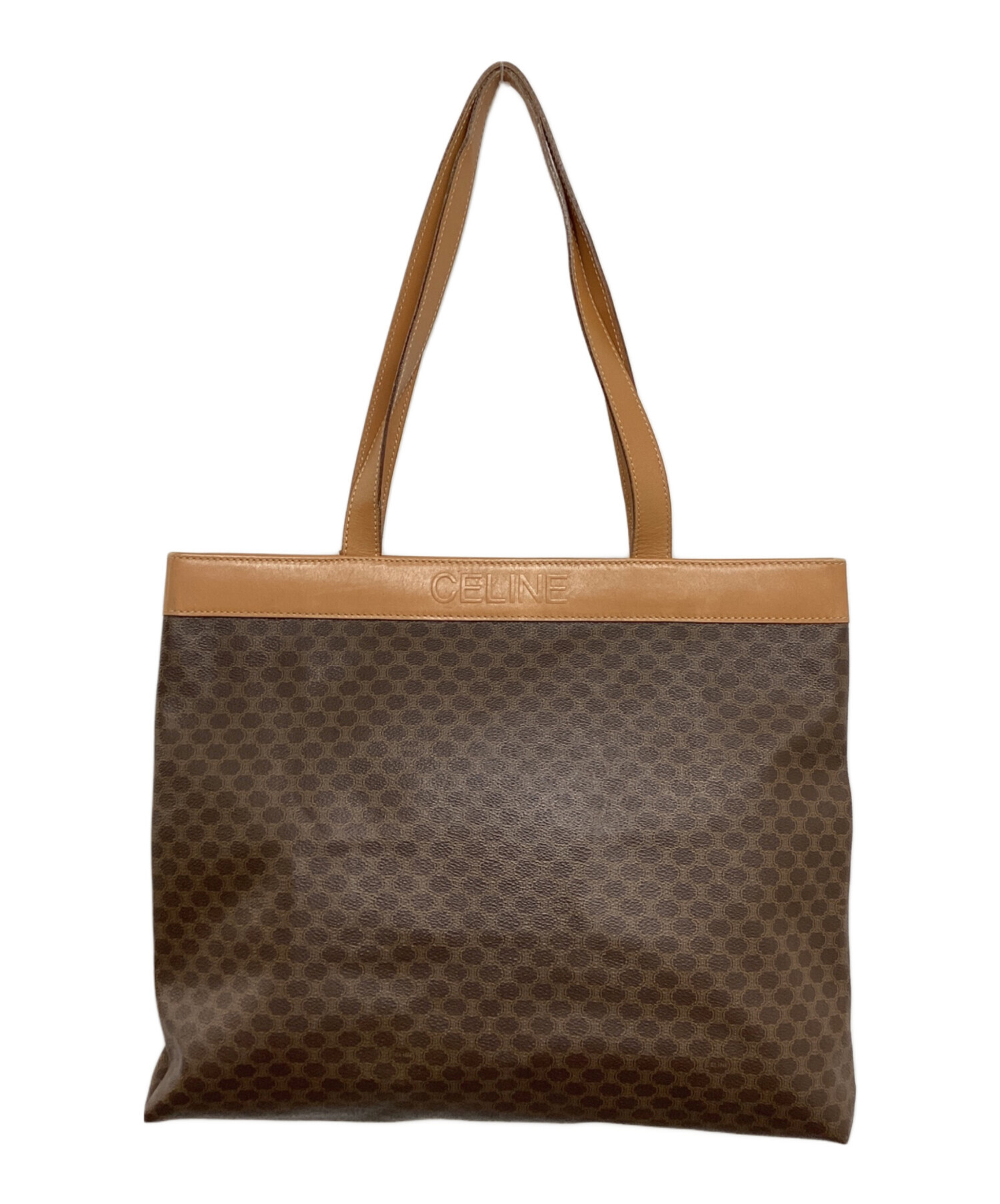 中古・古着通販】CELINE (セリーヌ) マカダムトリオンフトートバッグ