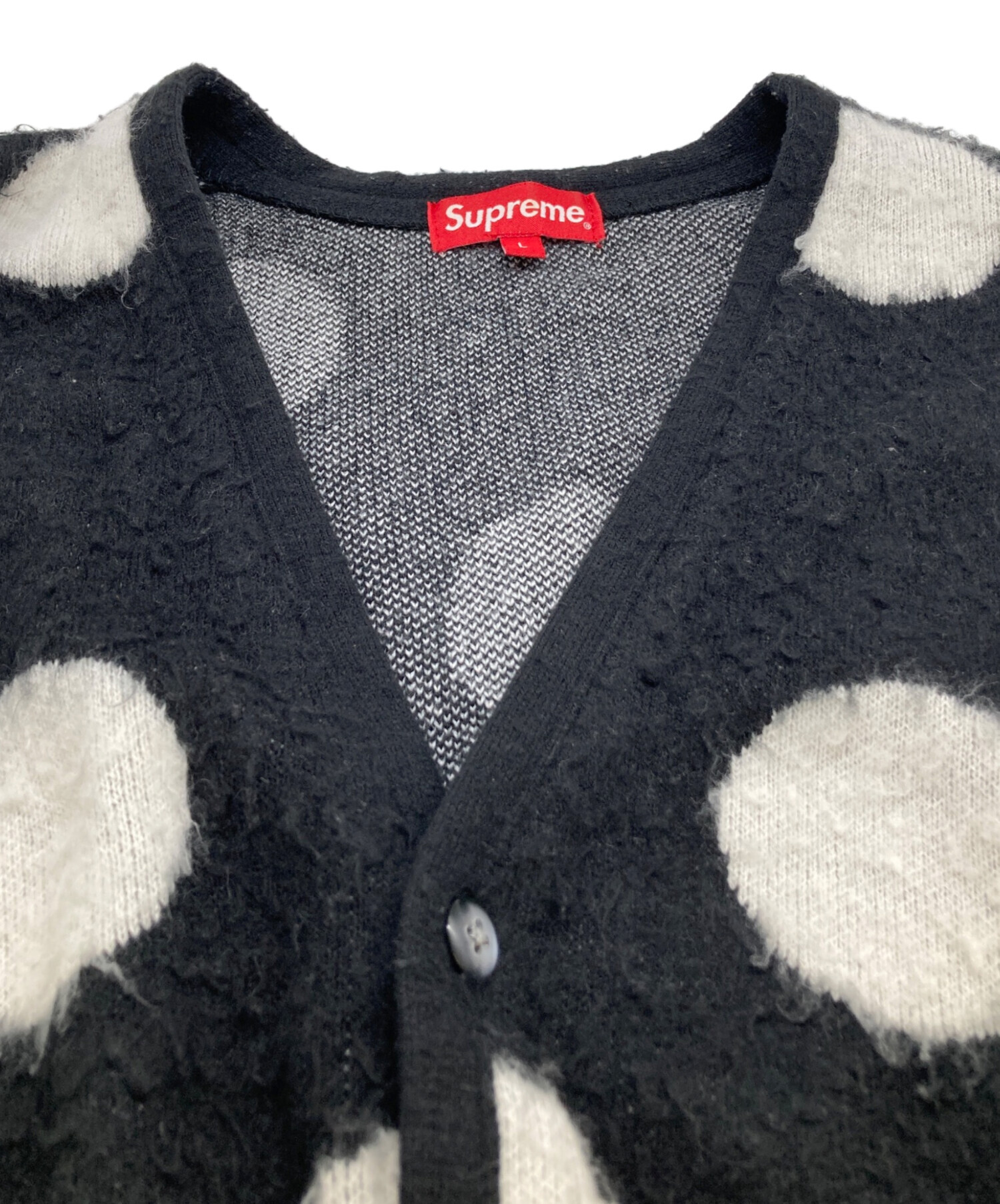 【希少】Supreme brushed polka dot cardigan Supreme - Brushed Polka Dot Cardigan - UG.SHAFT