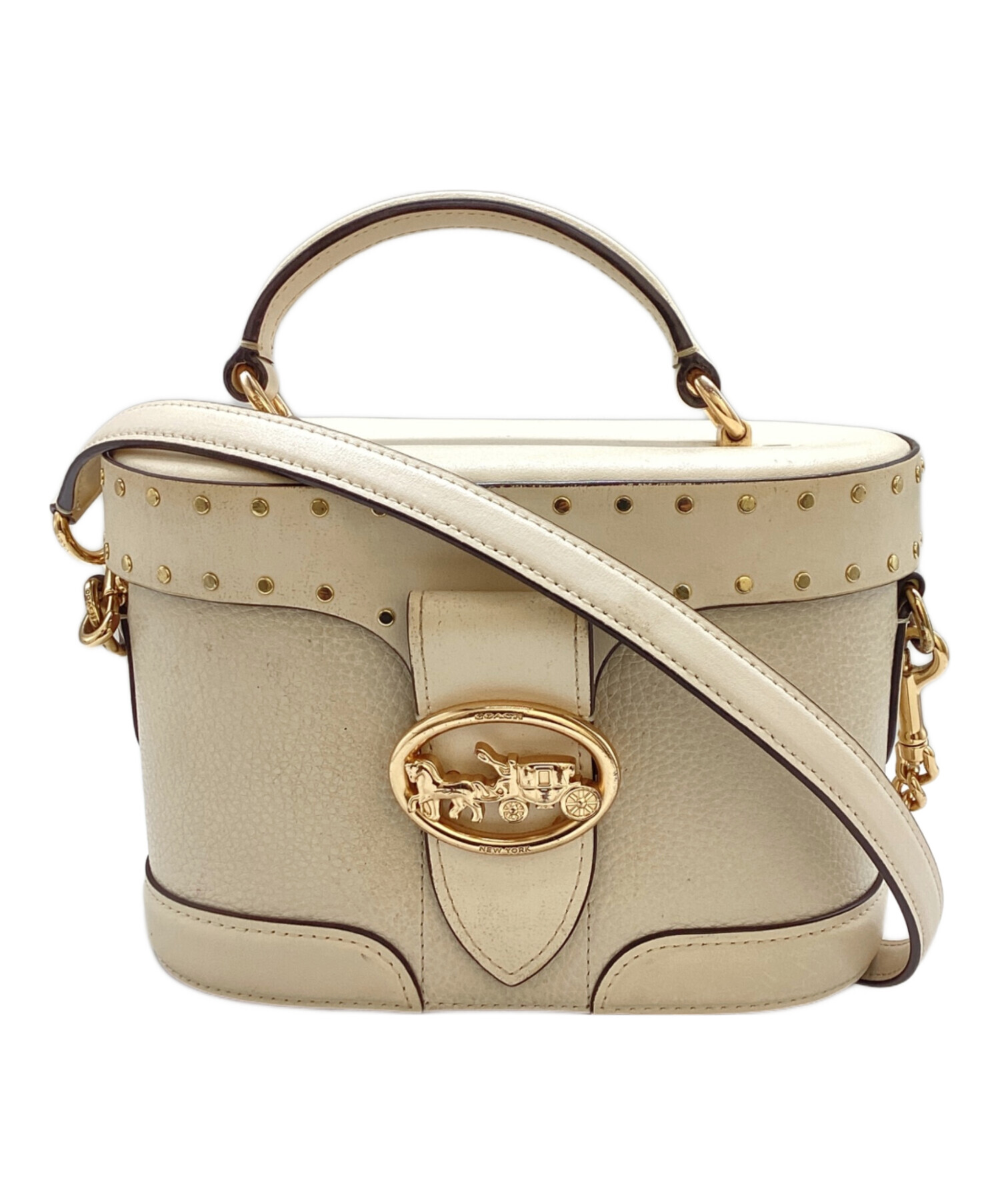 中古・古着通販】COACH (コーチ) ジョージ ジェム バニティバッグ