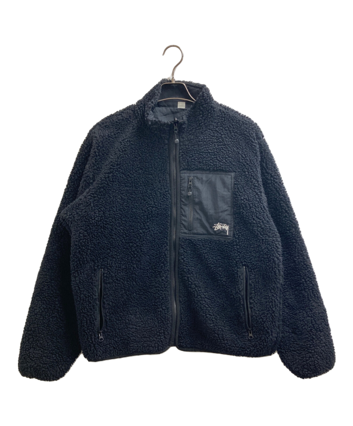 Stussy リバーシブルジャケット 中古・古着通販】stussy (ステューシー) SHERPA REVERSIBLE