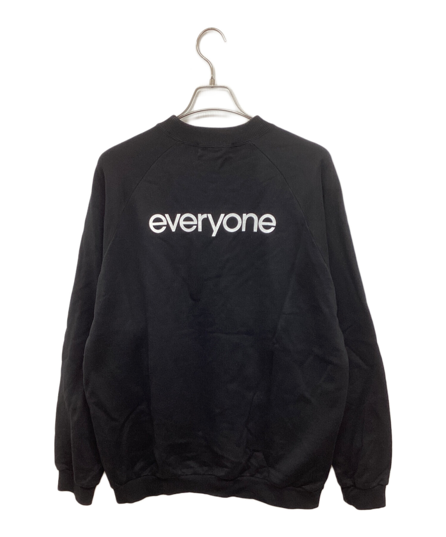 everyone スウェット クルーネック ネイビー everyone original logo