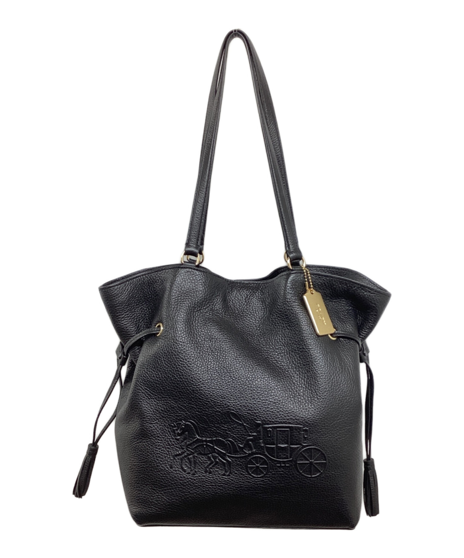 中古・古着通販】COACH (コーチ) アンディ トート バッグ ブラック 