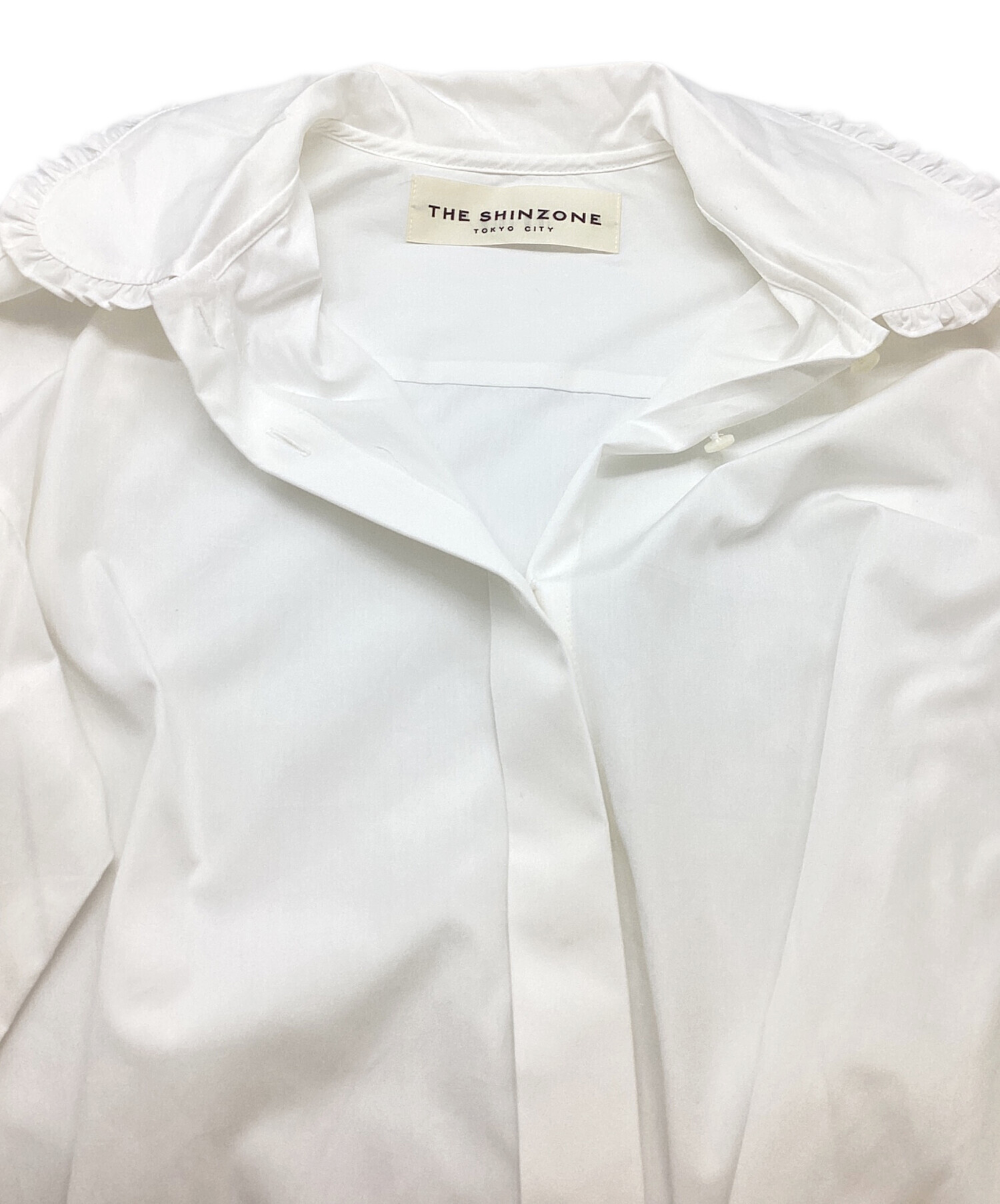 中古・古着通販】THE SHINZONE (ザ シンゾーン) コットンフリルカラー 