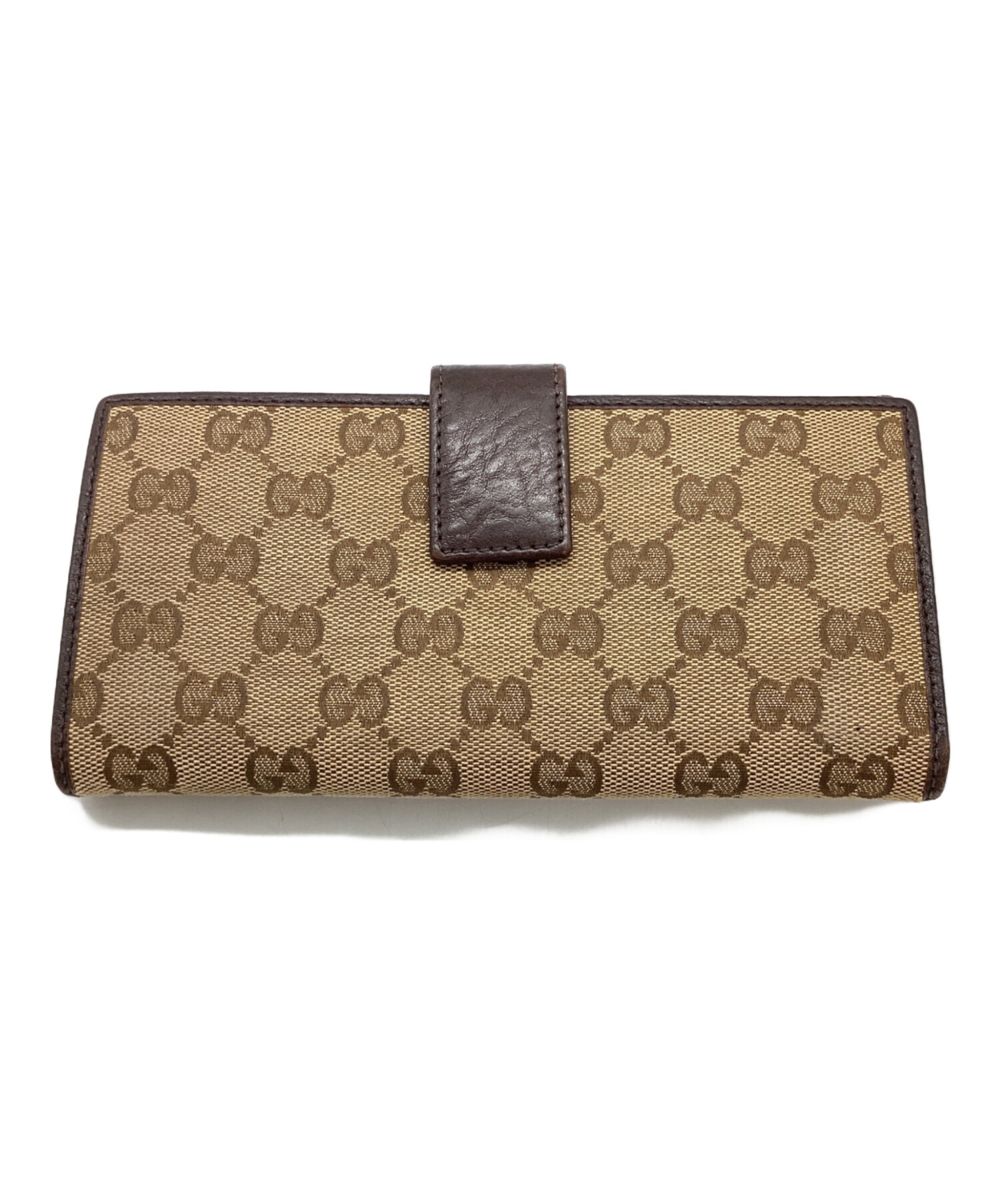 GUCCI　財布　長財布　中古 中古・古着通販】GUCCI (グッチ) 二つ折り長財布 2149 245758 ブラウン