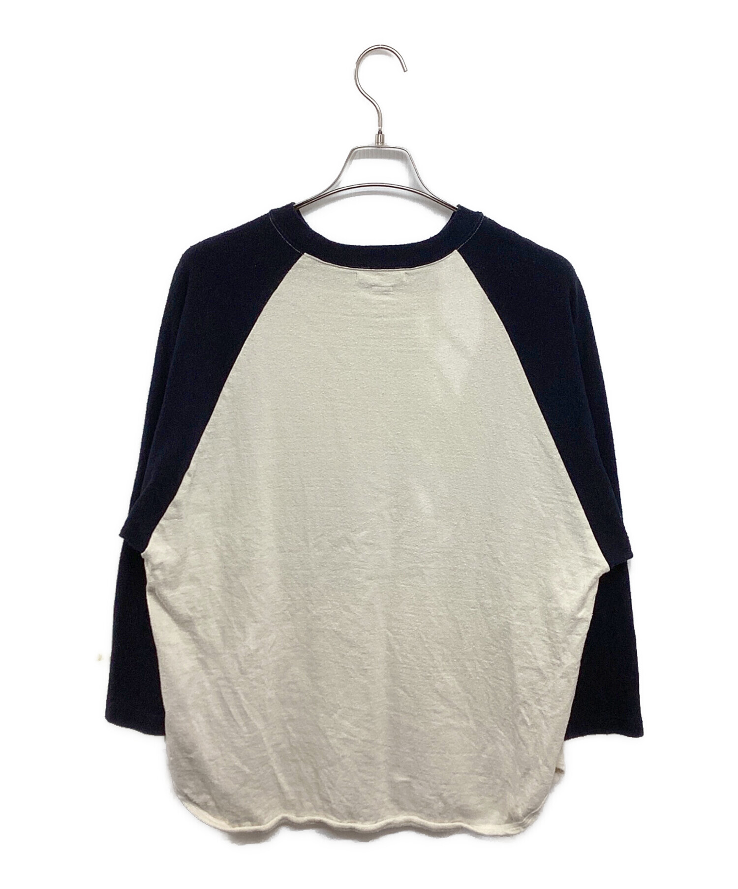 中古・古着通販】BLURHMS (ブラームス) Co/Silk Nep Baseball Raglan 