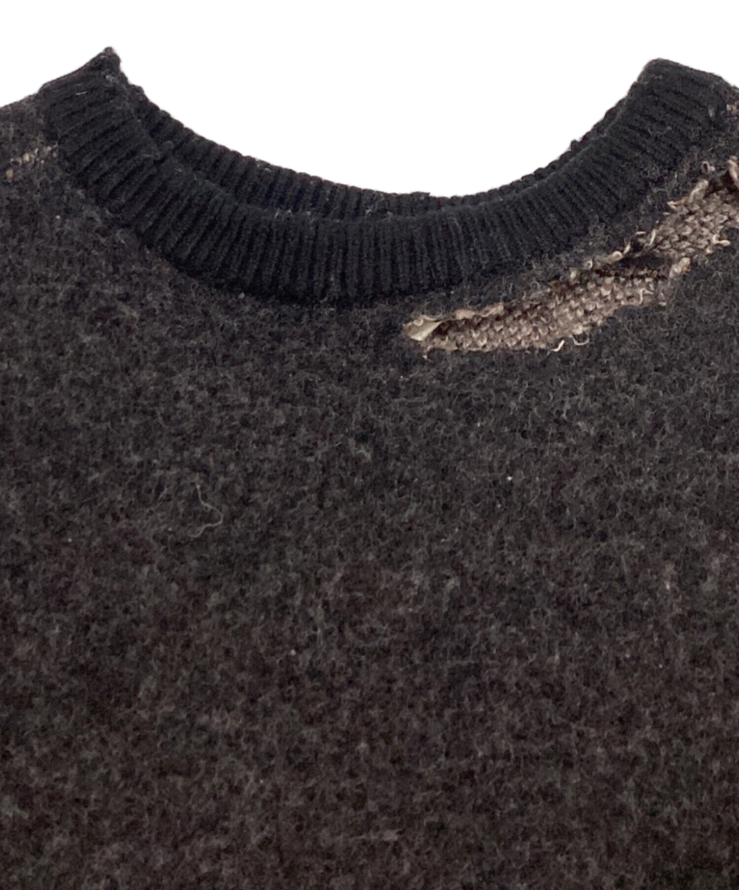 中古・古着通販】ANCELLM (アンセルム) DAMAGE KNIT / ダメージニット