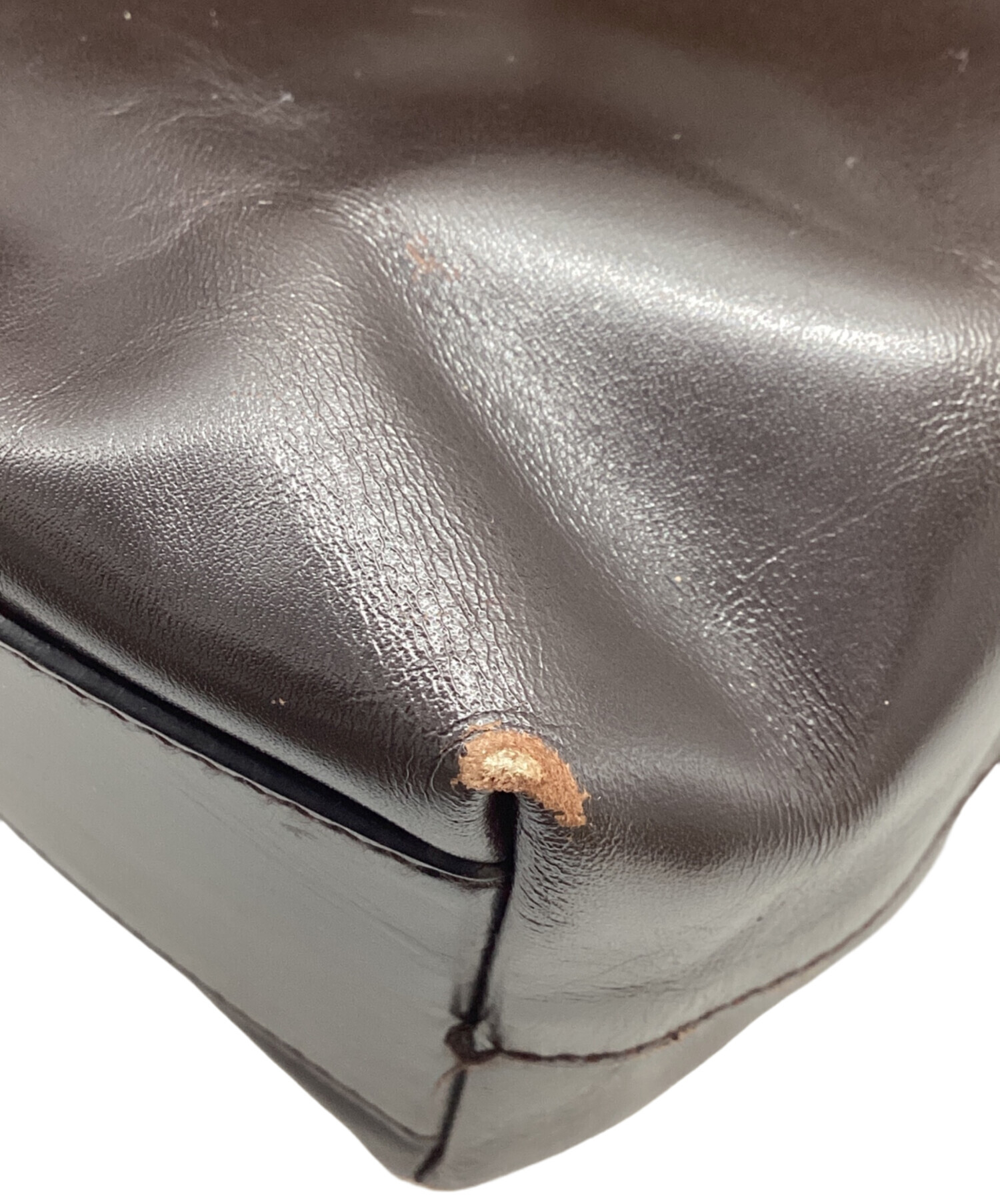 中古・古着通販】PRADA (プラダ) レザー ショッピングトートバッグ