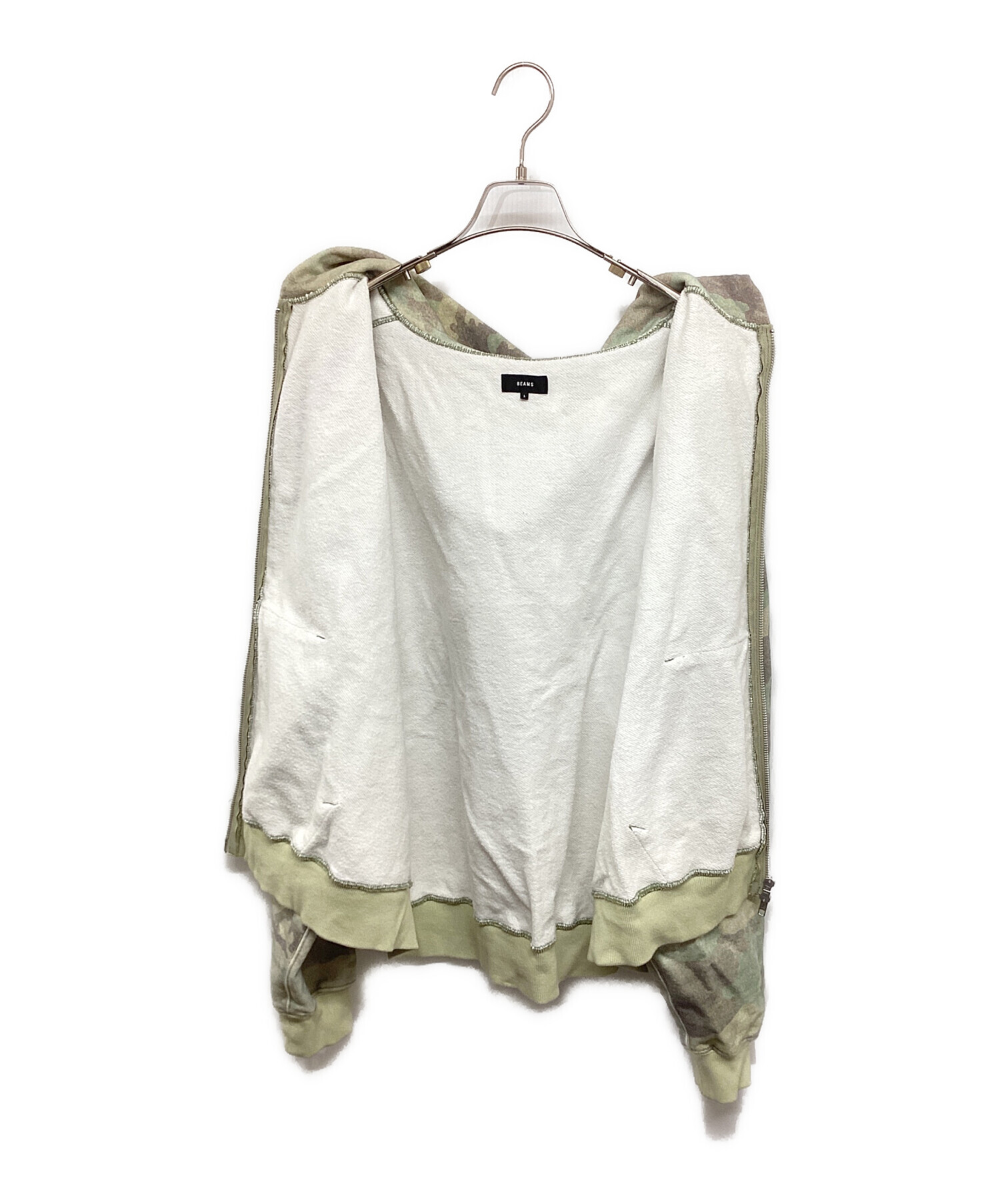 中古・古着通販】BEAMS (ビームス) フェードカモ ジップアップ 