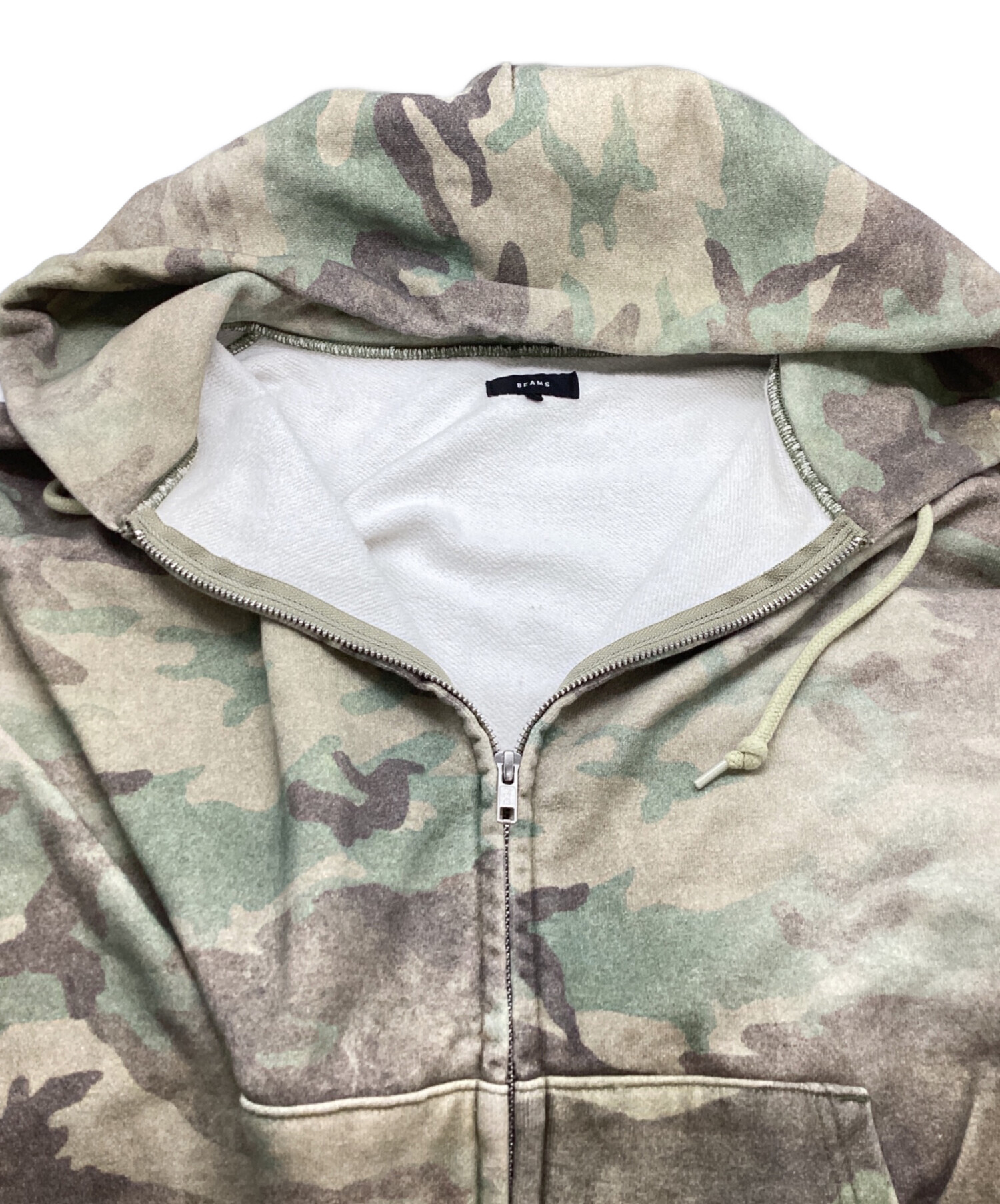 中古・古着通販】BEAMS (ビームス) フェードカモ ジップアップ 