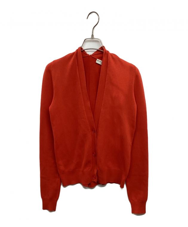 【美品】BALENCIAGA バレンシアガ カーディガン 38 中古・古着通販】BALENCIAGA (バレンシアガ) オールオーバーロゴ