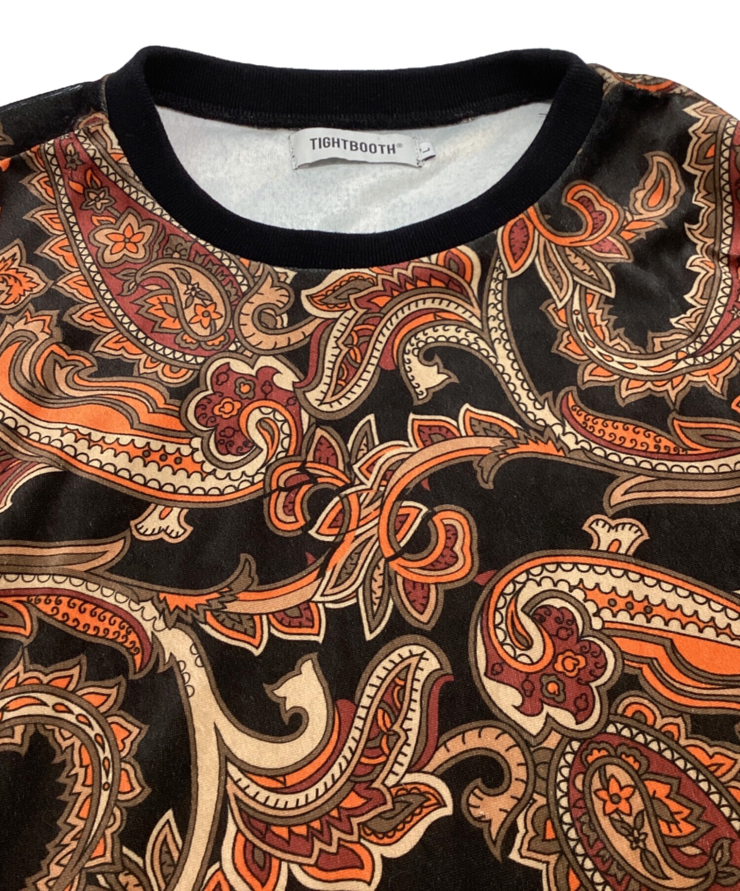美品】TIGHTBOOTH タイトブース ペイズリー ベロア 長袖 XL 新品