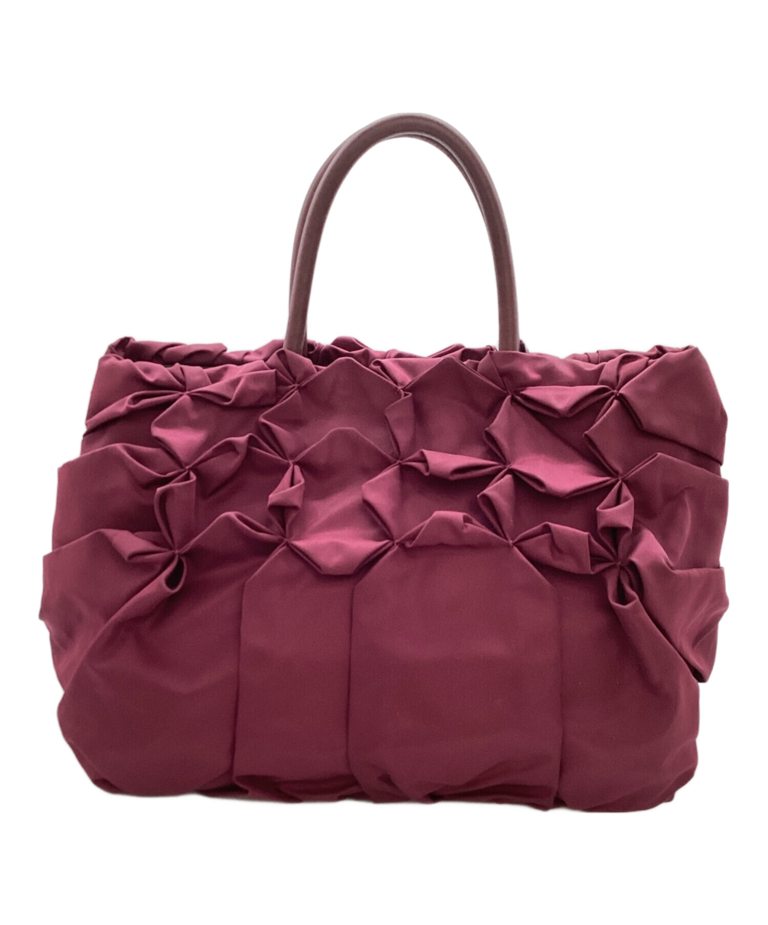 中古・古着通販】PRADA (プラダ) フリルバッグ BN1701 ピンク 