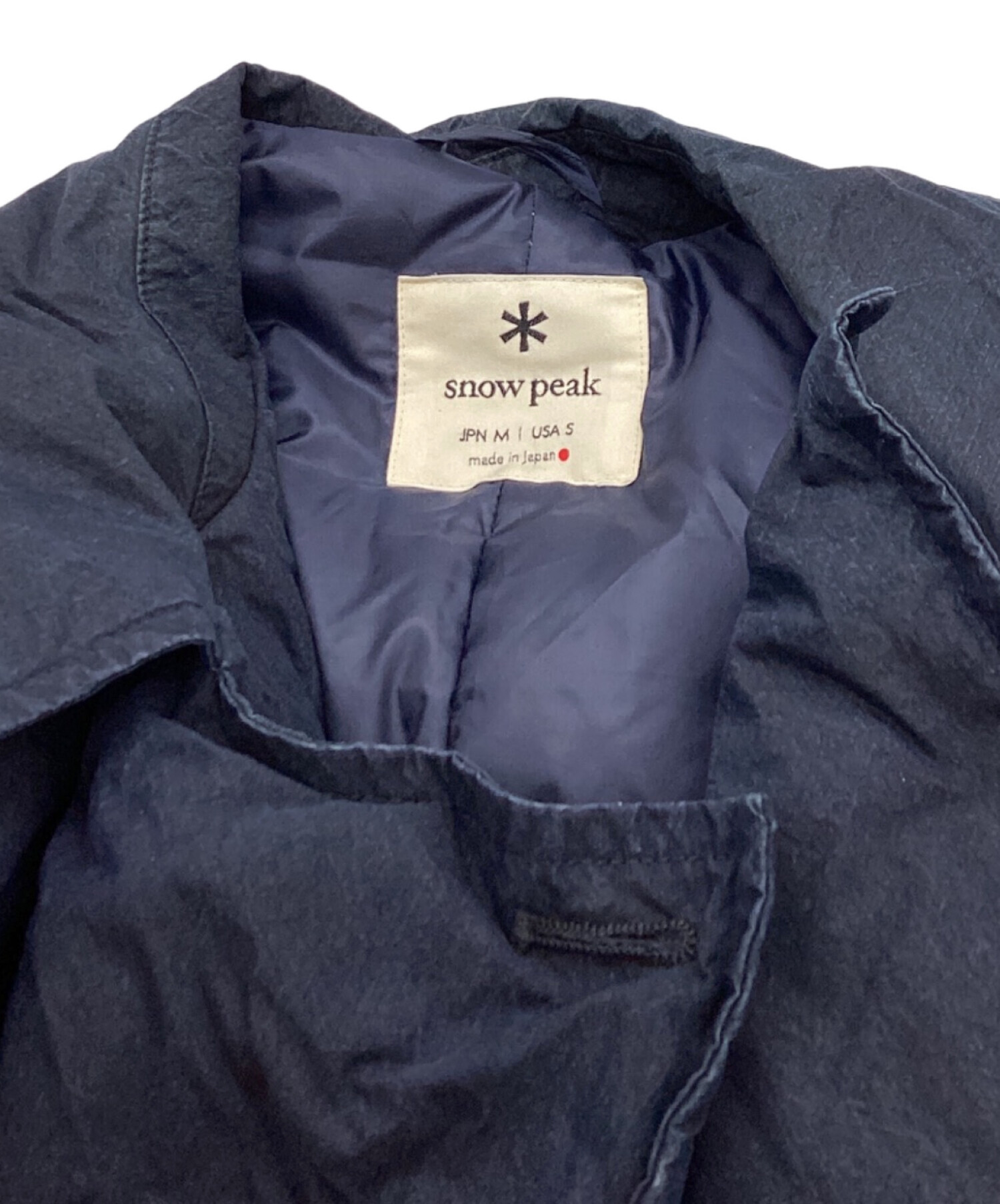 中古・古着通販】snow peak (スノーピーク) Indigo C/N Down Coat