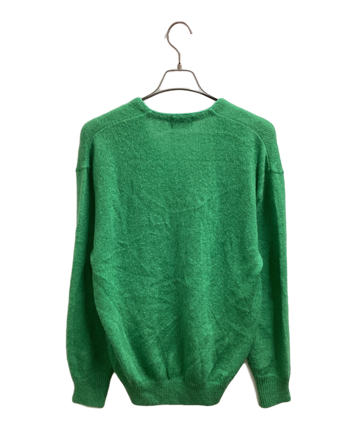 SALE中！！　CALEE カーディガン　グリーン　XL 中古・古着通販】CALEE (キャリー) 7 GAUGE MOHAIR CARDIGAN / 7ゲージ