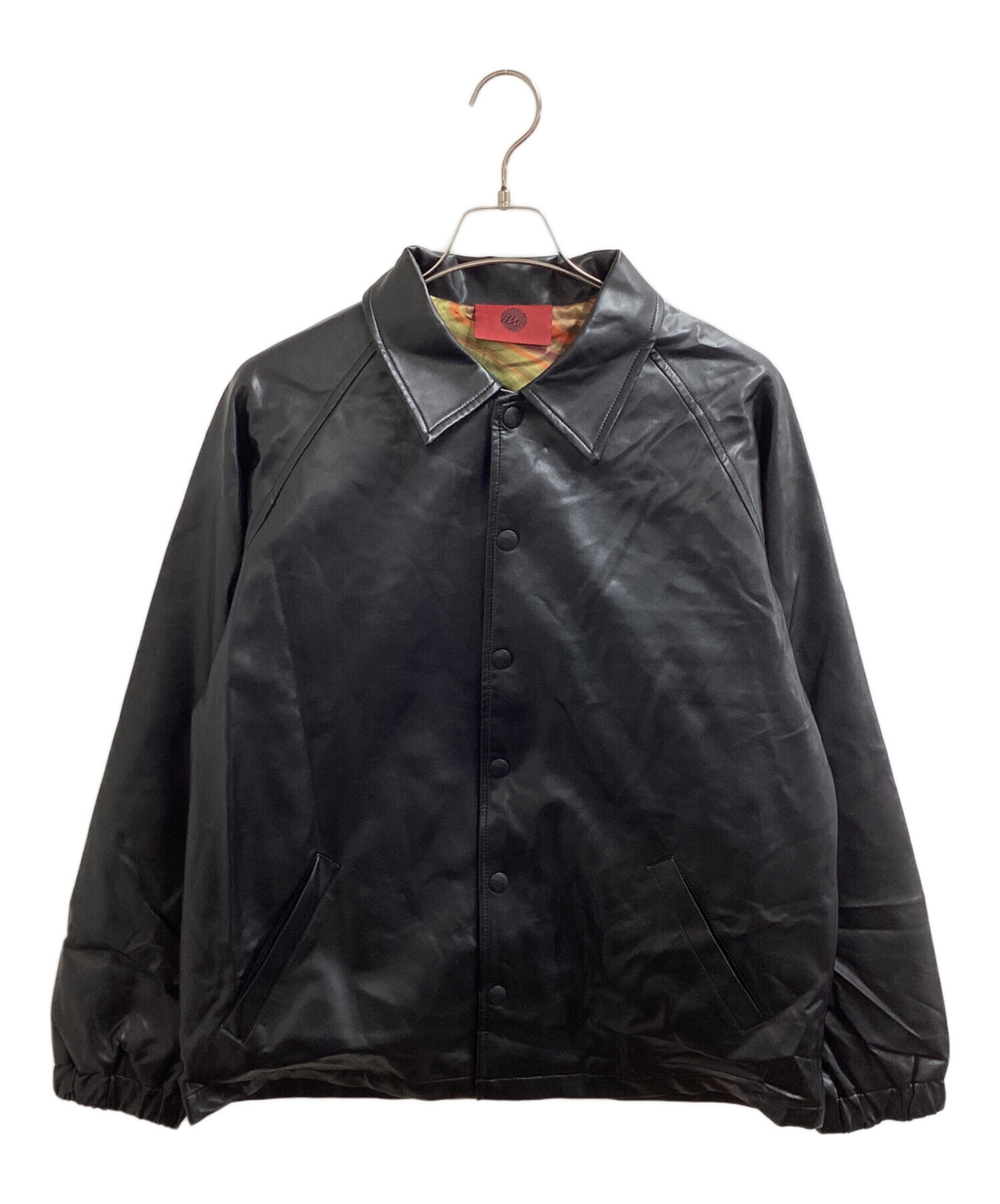 希少品 DWS KAZOKU LEATHER COACH JKT Mサイズ 中古・古着通販】DWS (ディーダブリューエス) KAZOKU LEATHER COACH