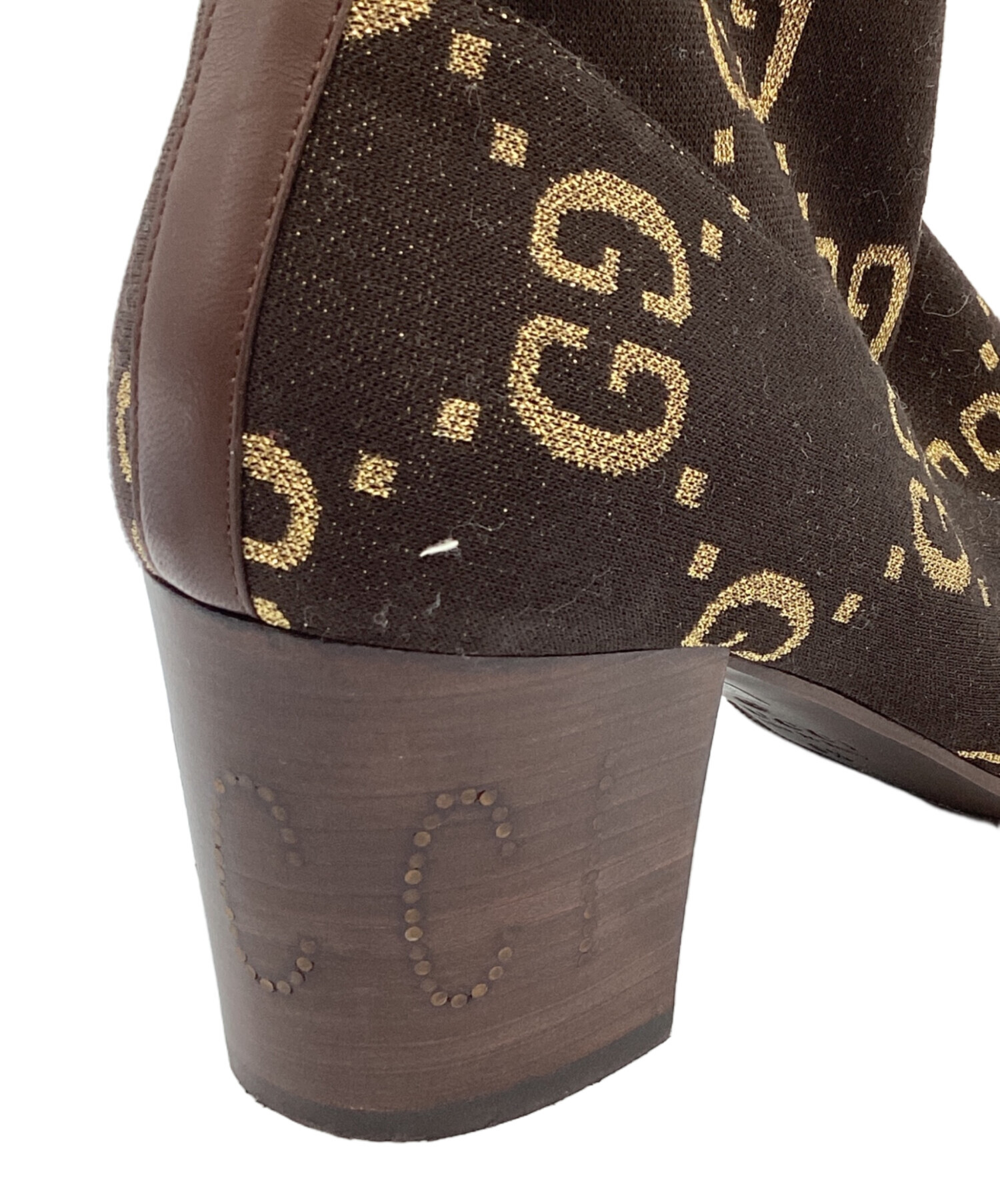中古・古着通販】GUCCI (グッチ) GG柄 ヒールブーツ / GG pattern heel 