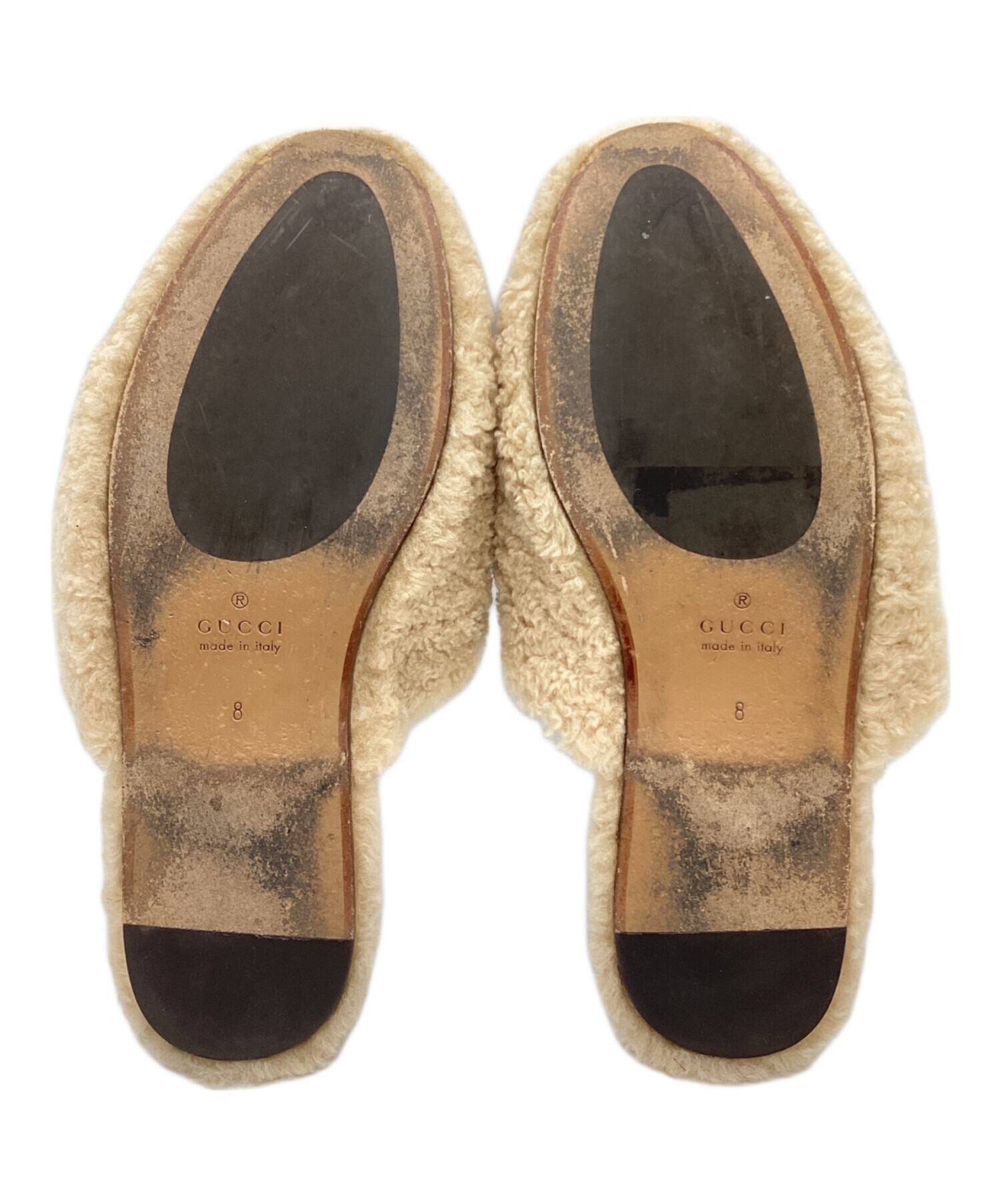 中古・古着通販】GUCCI (グッチ) Eileen Logo print Shearling