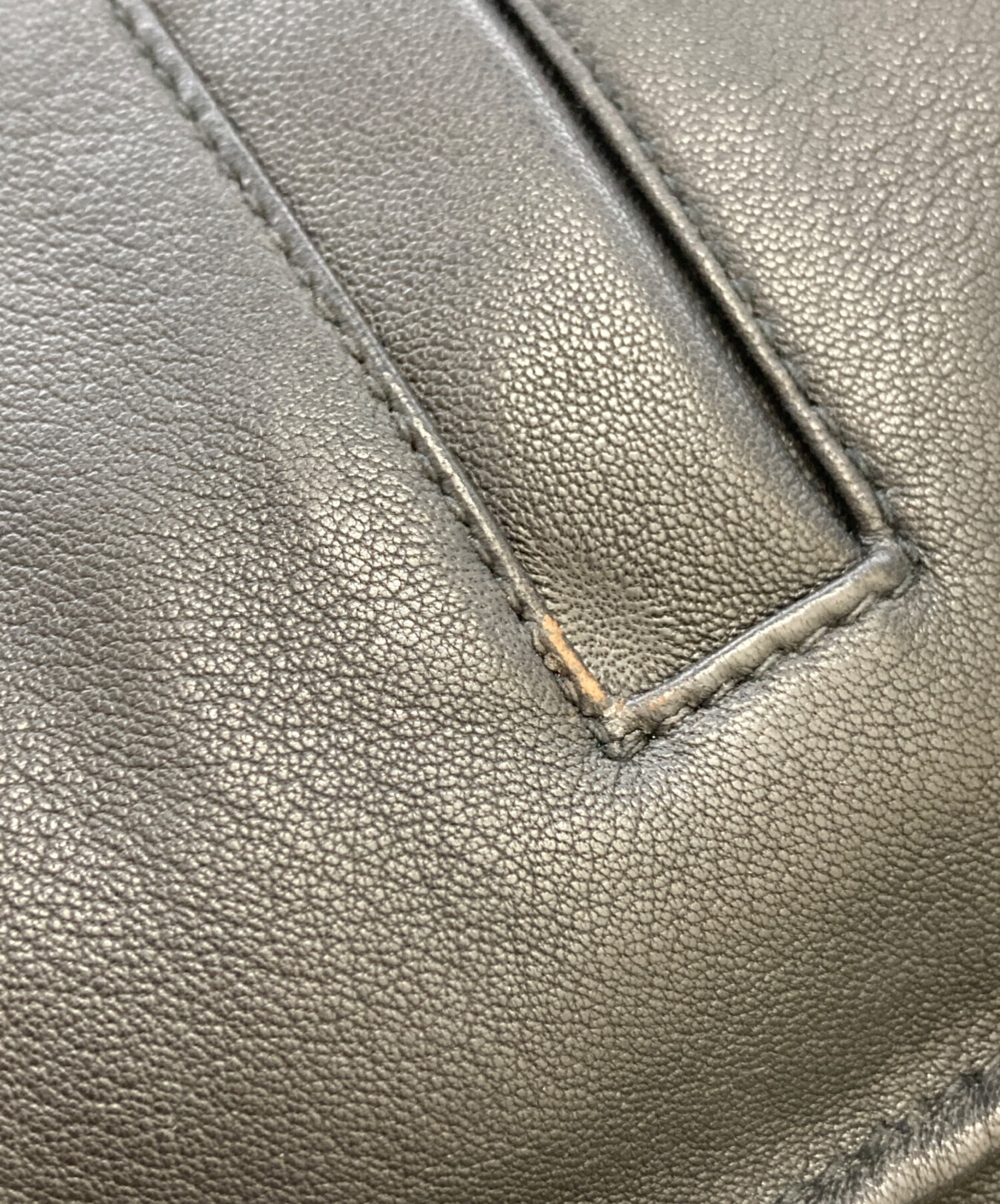 中古・古着通販】NO MAINTENANCE (ノーメンテナンス) ラムレザー