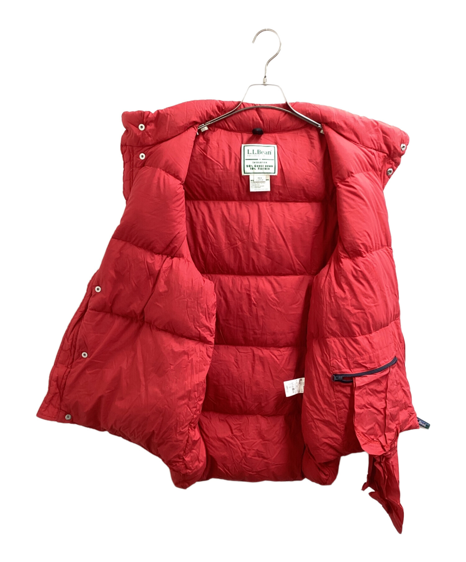 未使用 LLBean JAPAN EDITION ホールデンダウンベスト 赤 M 未使用 LLBean JAPAN EDITION ホールデンダウンベスト 赤 M L.L.BEAN