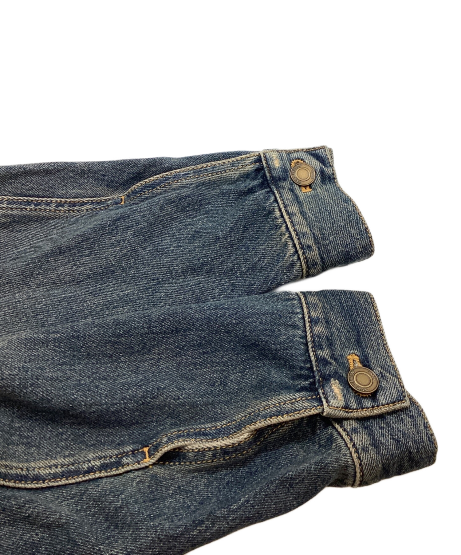 サンローランパリ サイズ:XS  597085 YYS07 ヴィンテージデニムジャケット 中古 OM10 中古・古着通販】Saint Laurent Paris (サンローランパリ) Vintage