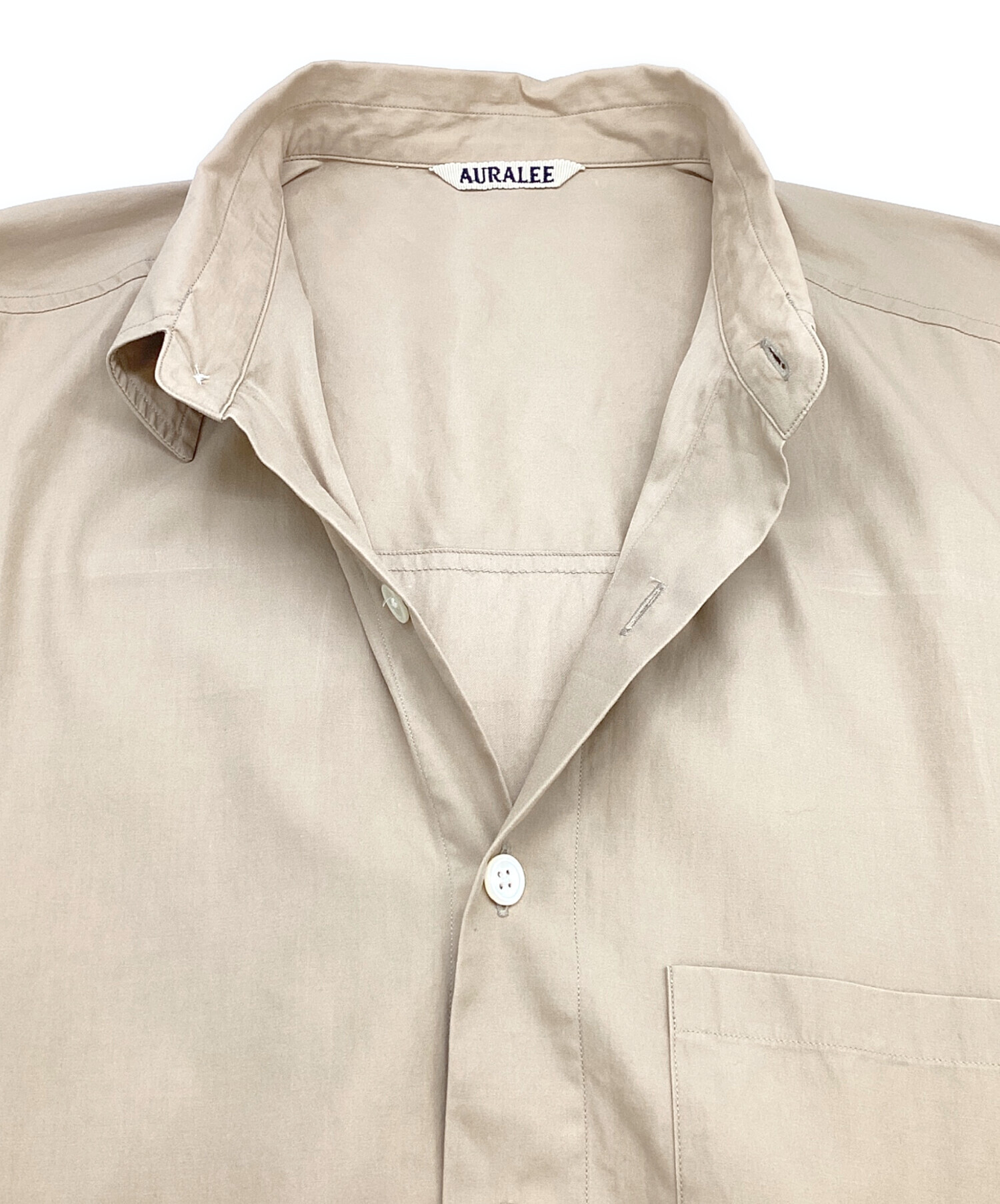 中古・古着通販】AURALEE (オーラリー) WASHED FINX TWILL HALF