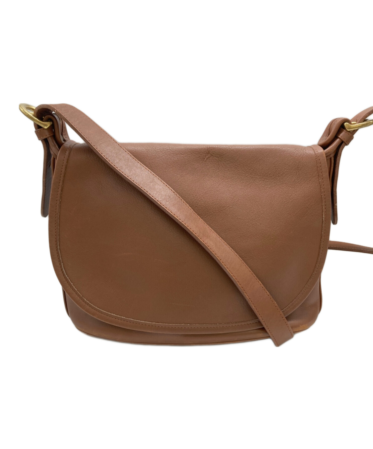 【COACH】4150型　オールドコーチ　 ショルダーバッグ　ブラウンレザー 中古・古着通販】COACH (コーチ) ショルダーバッグ OLD COACH 4150