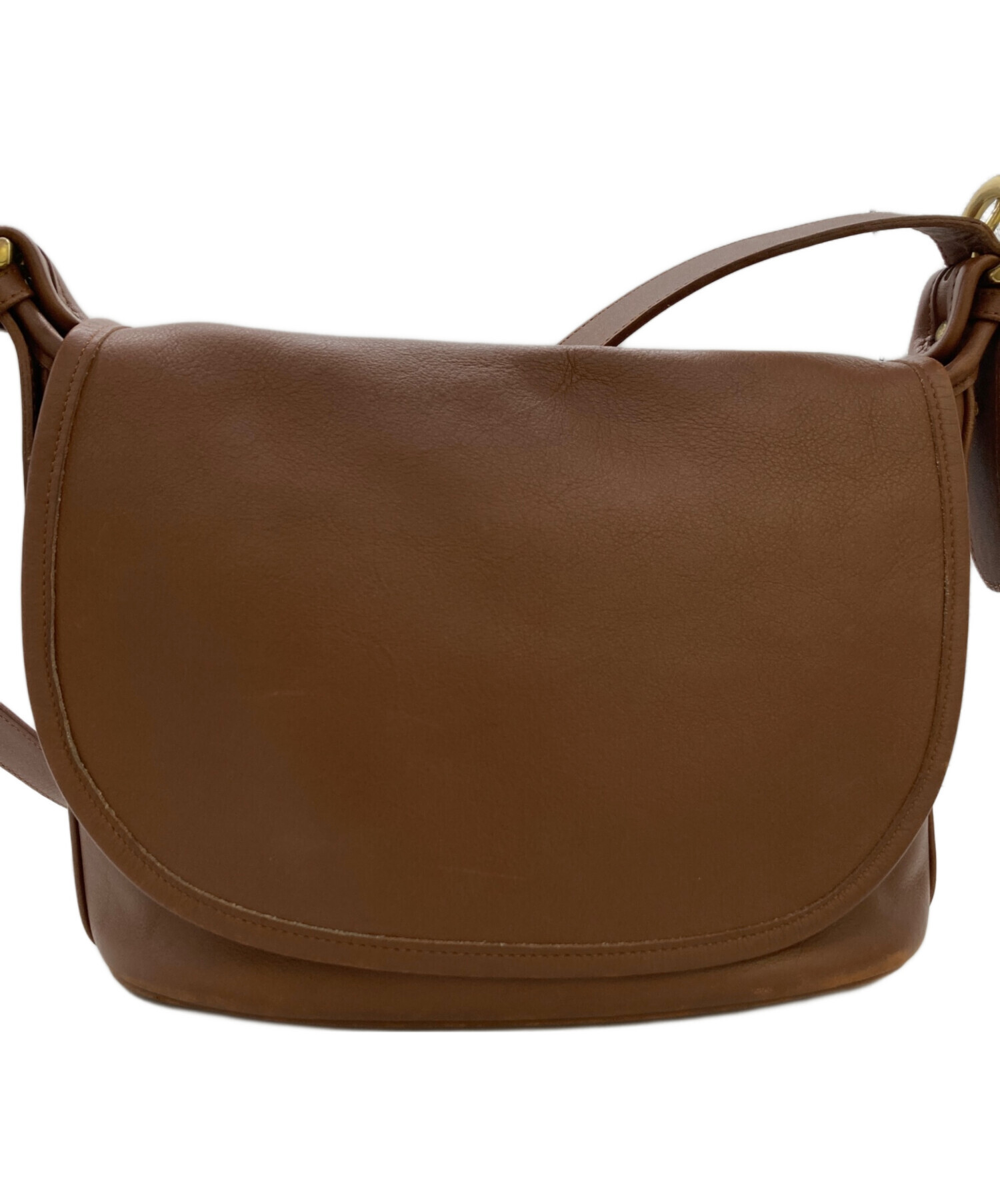 オールドコーチ　ショルダーバッグ 4150 USA製 ブラウン　良品 中古・古着通販】COACH (コーチ) ショルダーバッグ OLD COACH 4150