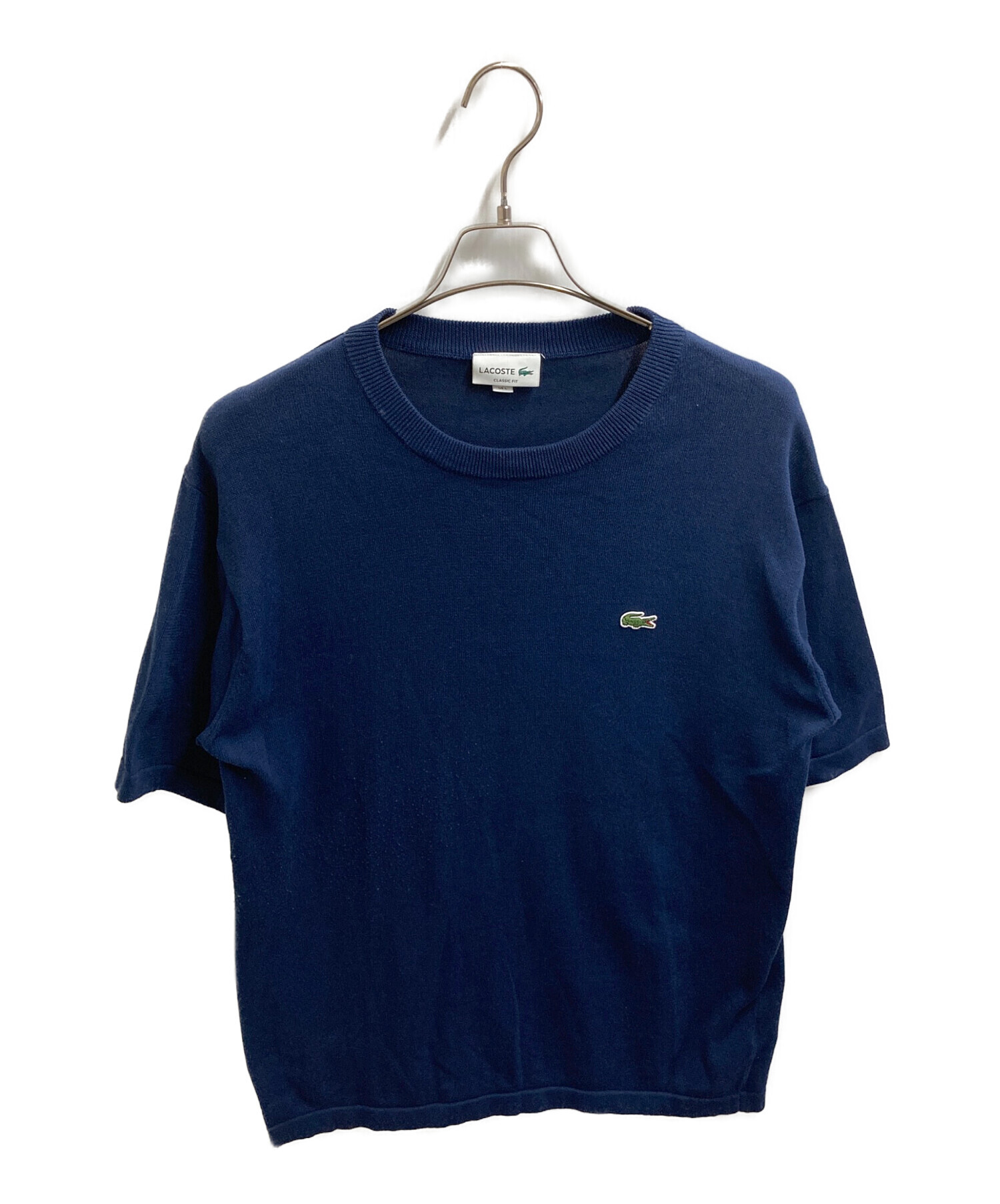 中古・古着通販】LACOSTE (ラコステ) 成形横編みニットTシャツ 
