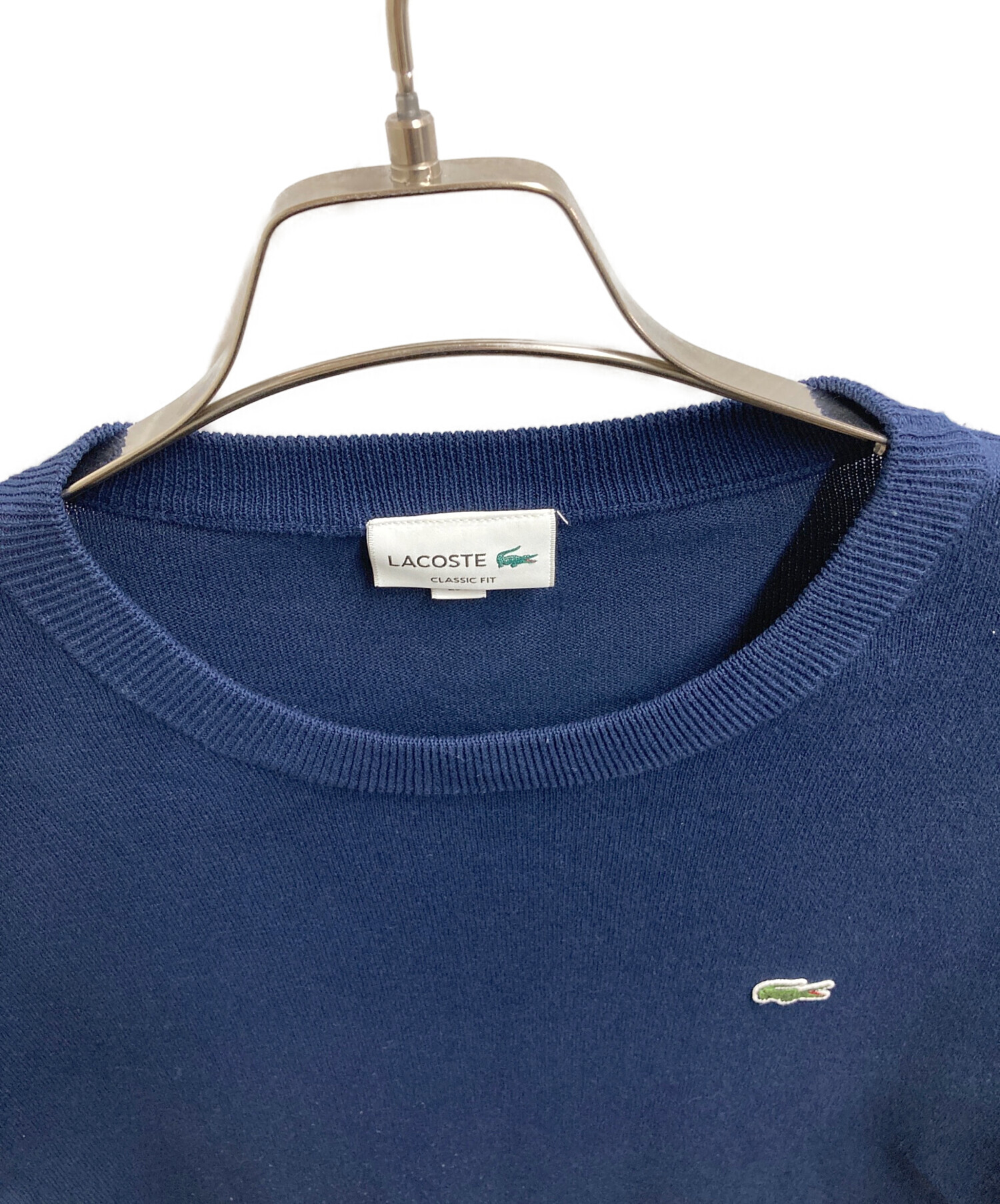 中古・古着通販】LACOSTE (ラコステ) 成形横編みニットTシャツ 