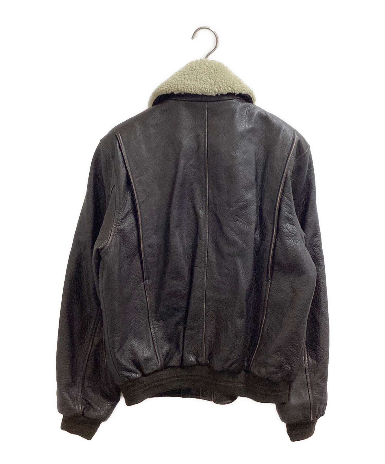 1円 346ブルックスブラザーズ メンズ ジャケット size43R ネイビー×ゴールドカラー BA289 古着 ブルックスブラザーズ Brooks Brothers 346 ストライプ柄 ウール