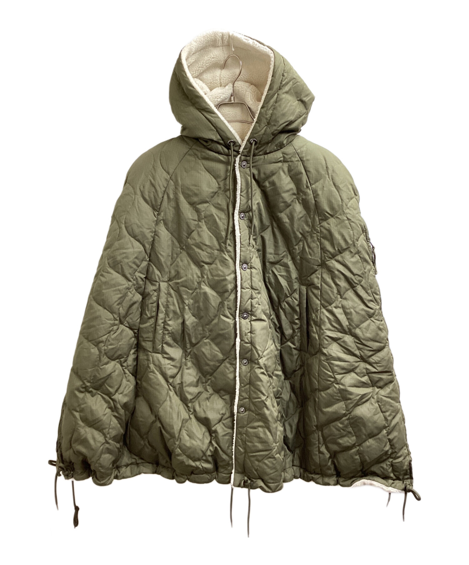 限定値下げ【新品タグ付き】TAIONダウンポンチョ 中古・古着通販】TAION (タイオン) ミリタリーダウンポンチョ/TAION