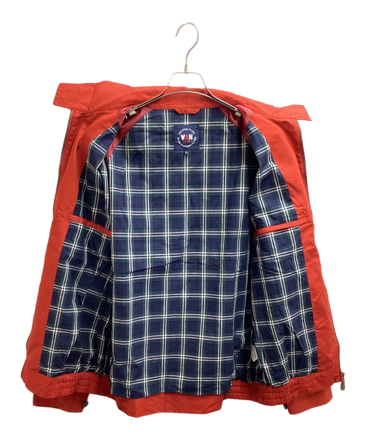 VAN スイングトップ　LLサイズ レッド バックロゴ刺繍スウィングトップ （ブルゾン）｜VAN / ヴァン