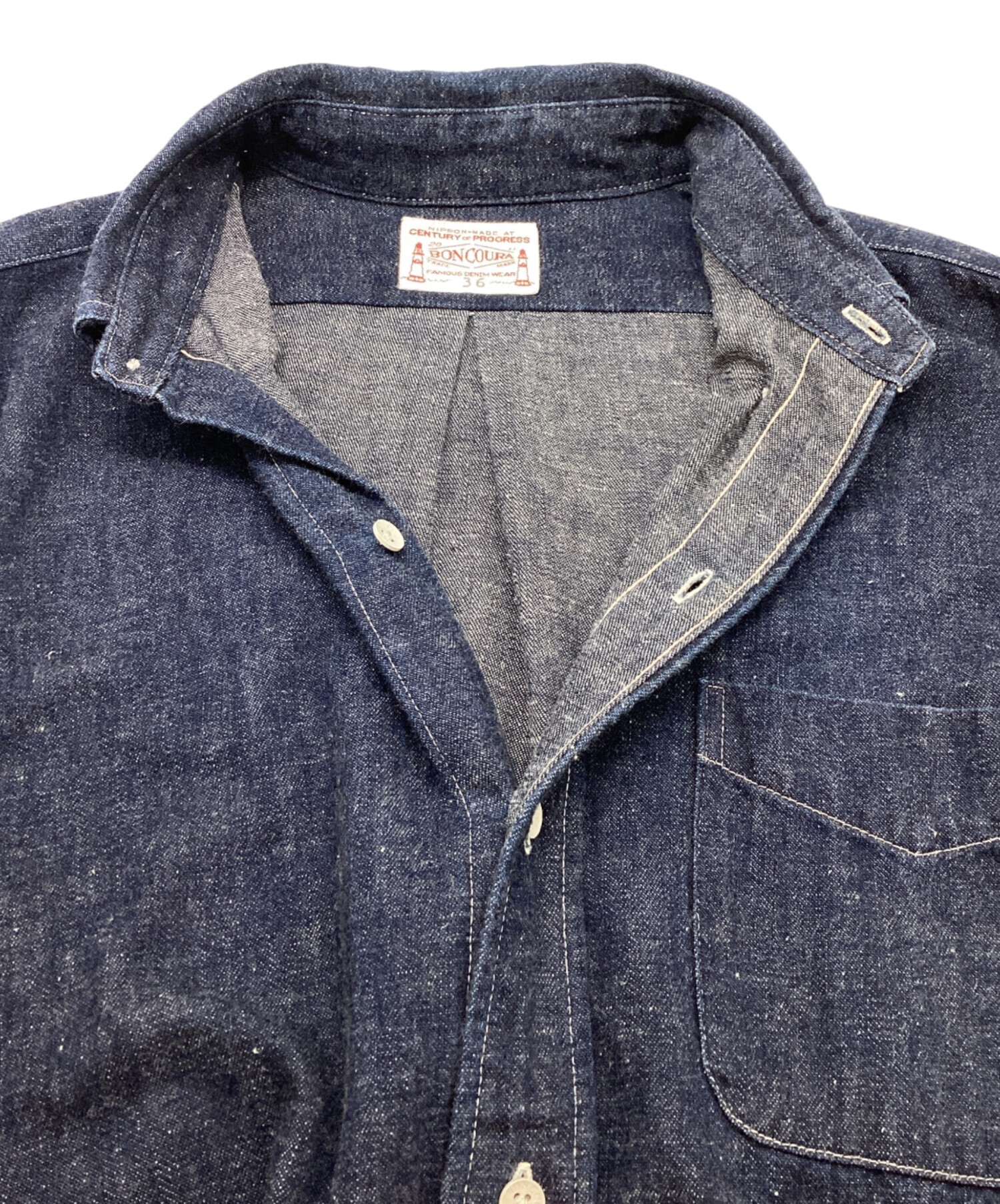 中古・古着通販】BONCOURA (ボンクラ) BD shirt denim / ボタンダウン